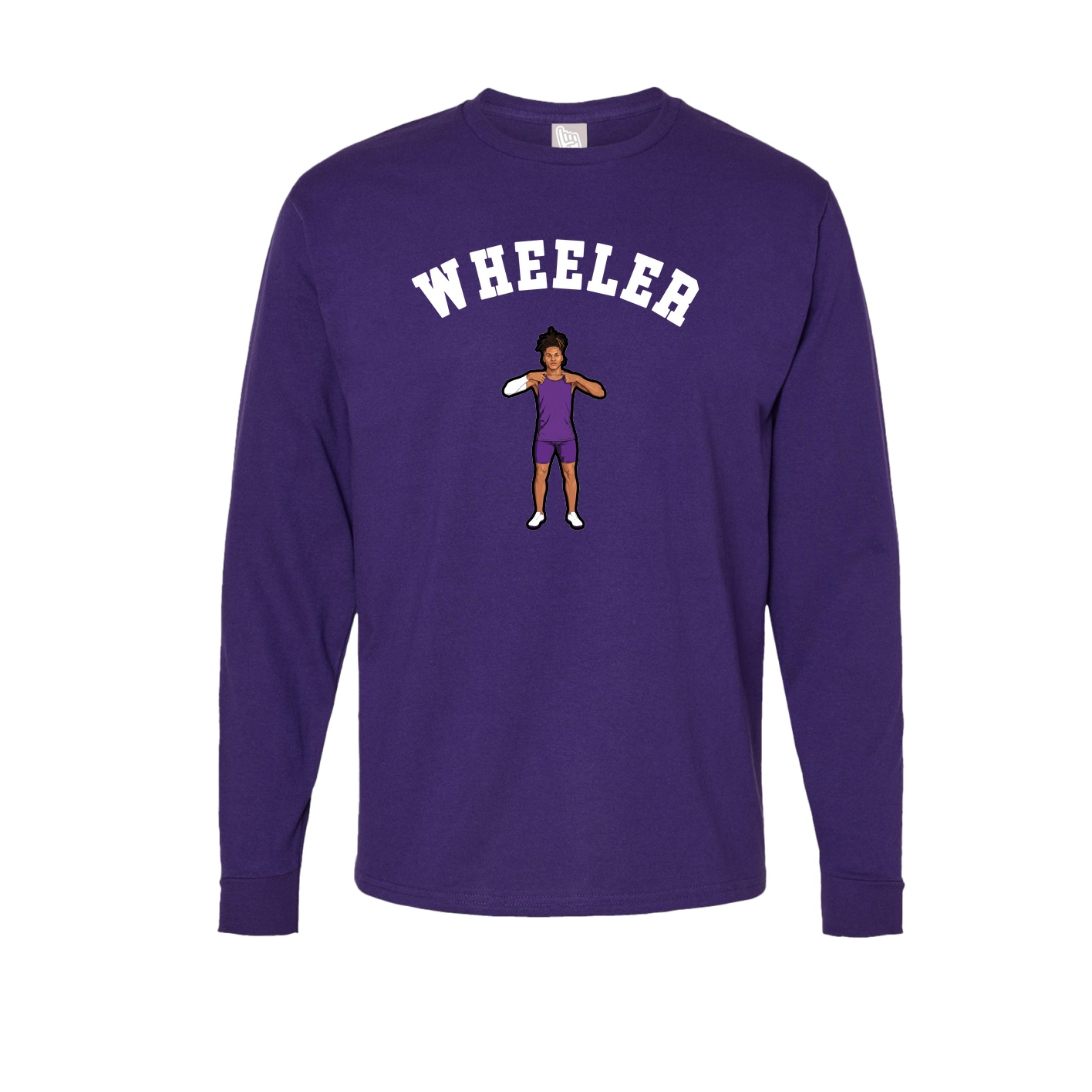 Long Sleeve Tee — Shirsey Arch in Purple