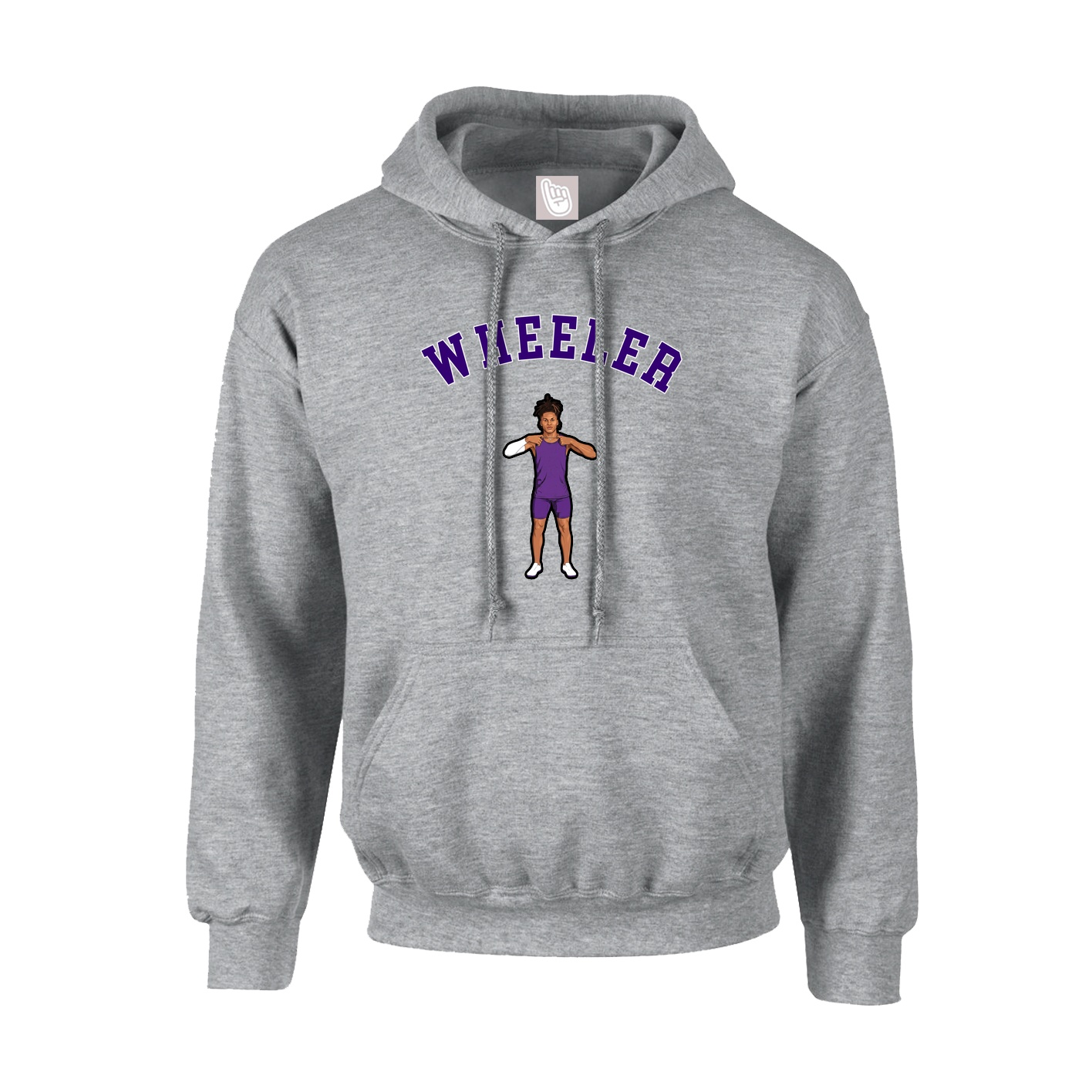 Youth Hoodie — Shirsey Arch in Grey