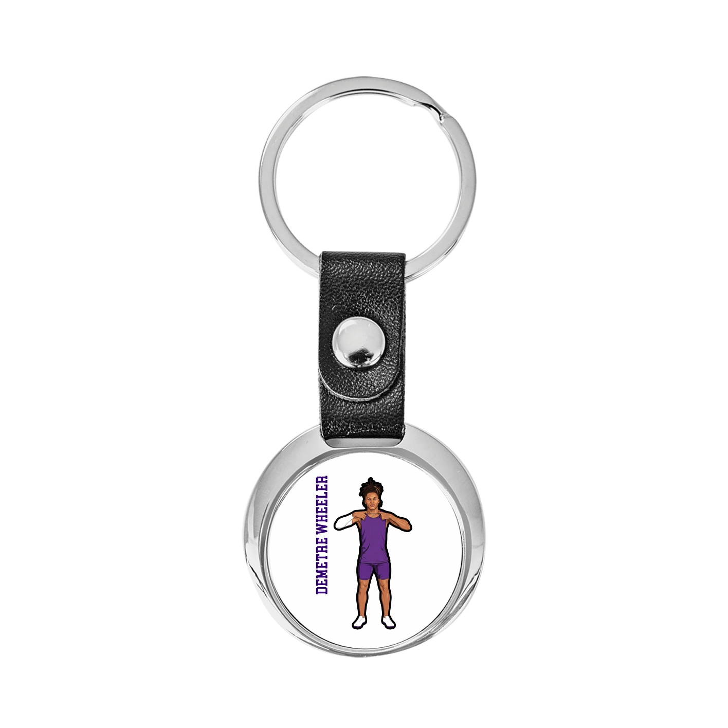 Key Chain — Name Vertical in Classic