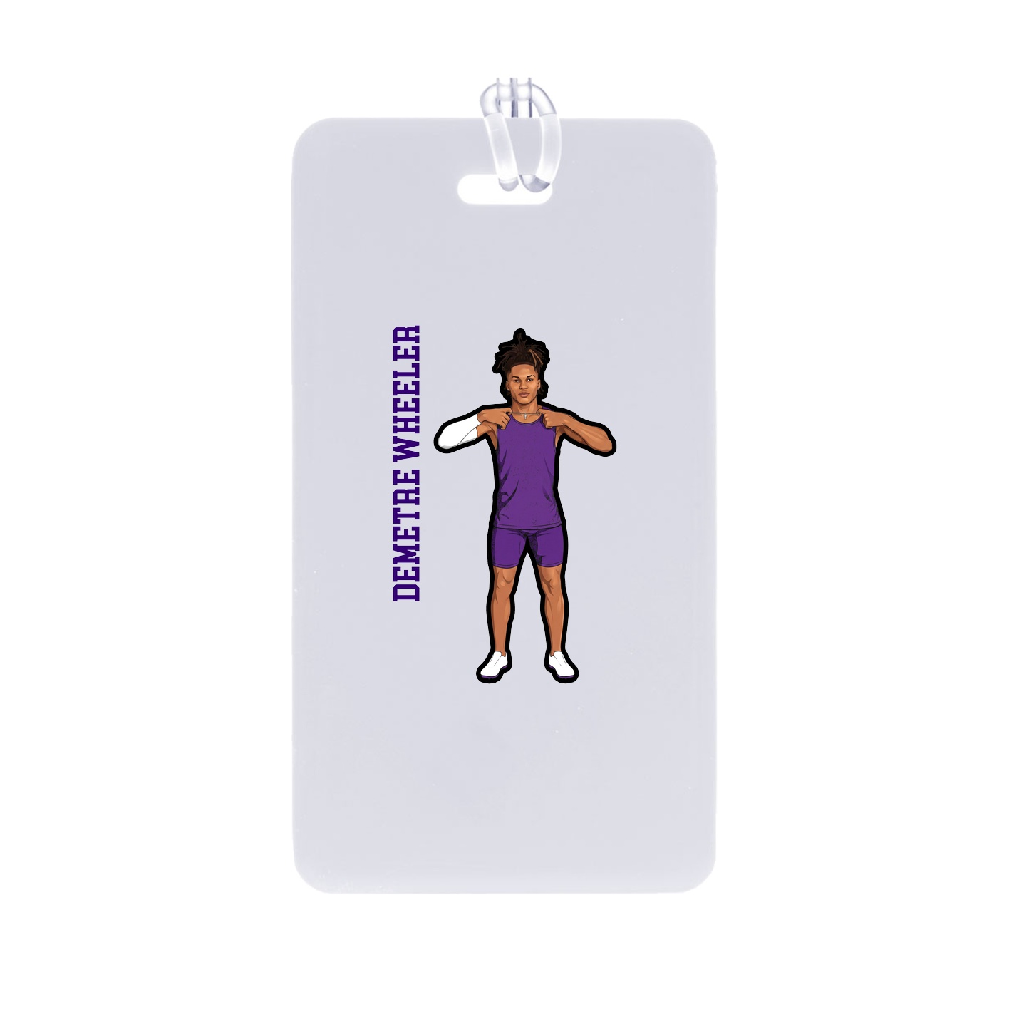 Bag Tag — Name Vertical in Classic
