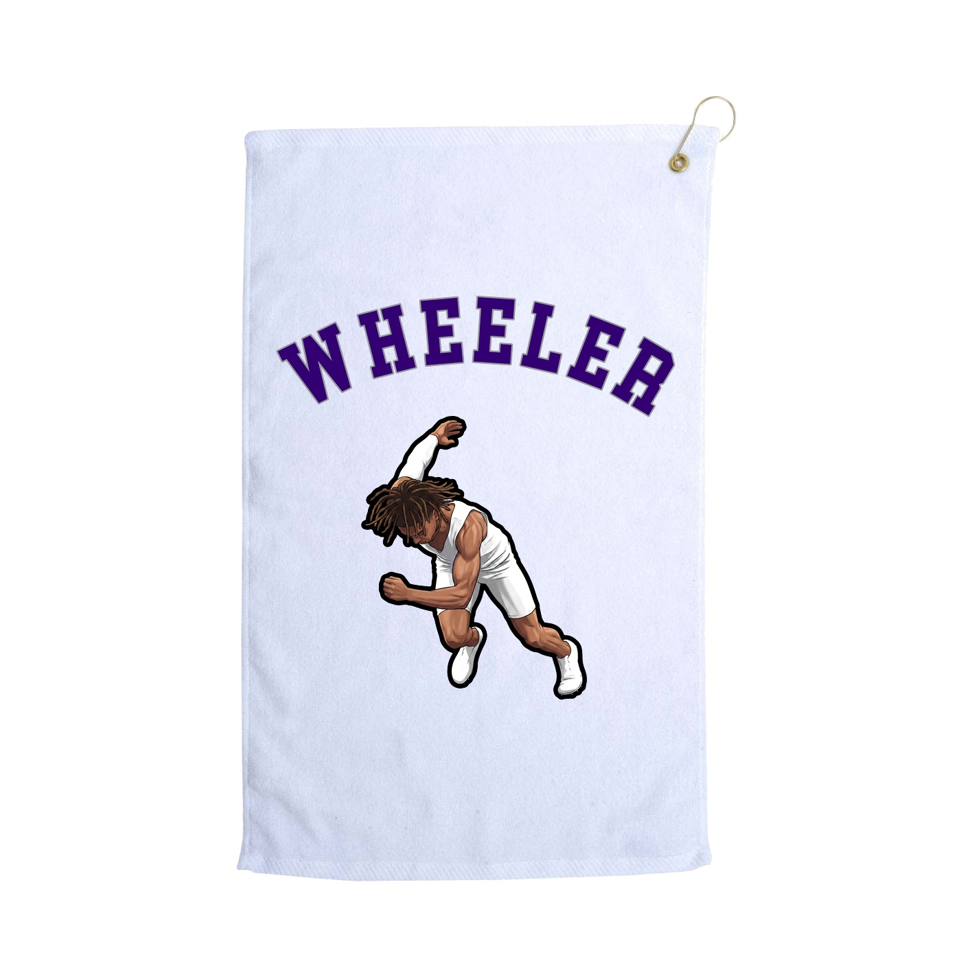 Golf Towel — Shirsey Arch in White