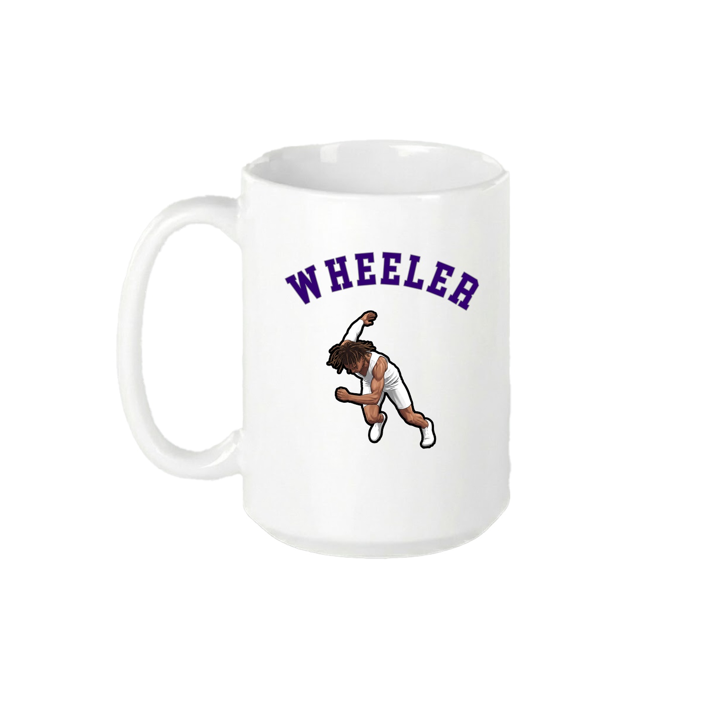 15oz Coffee Mug — Shirsey Arch in White