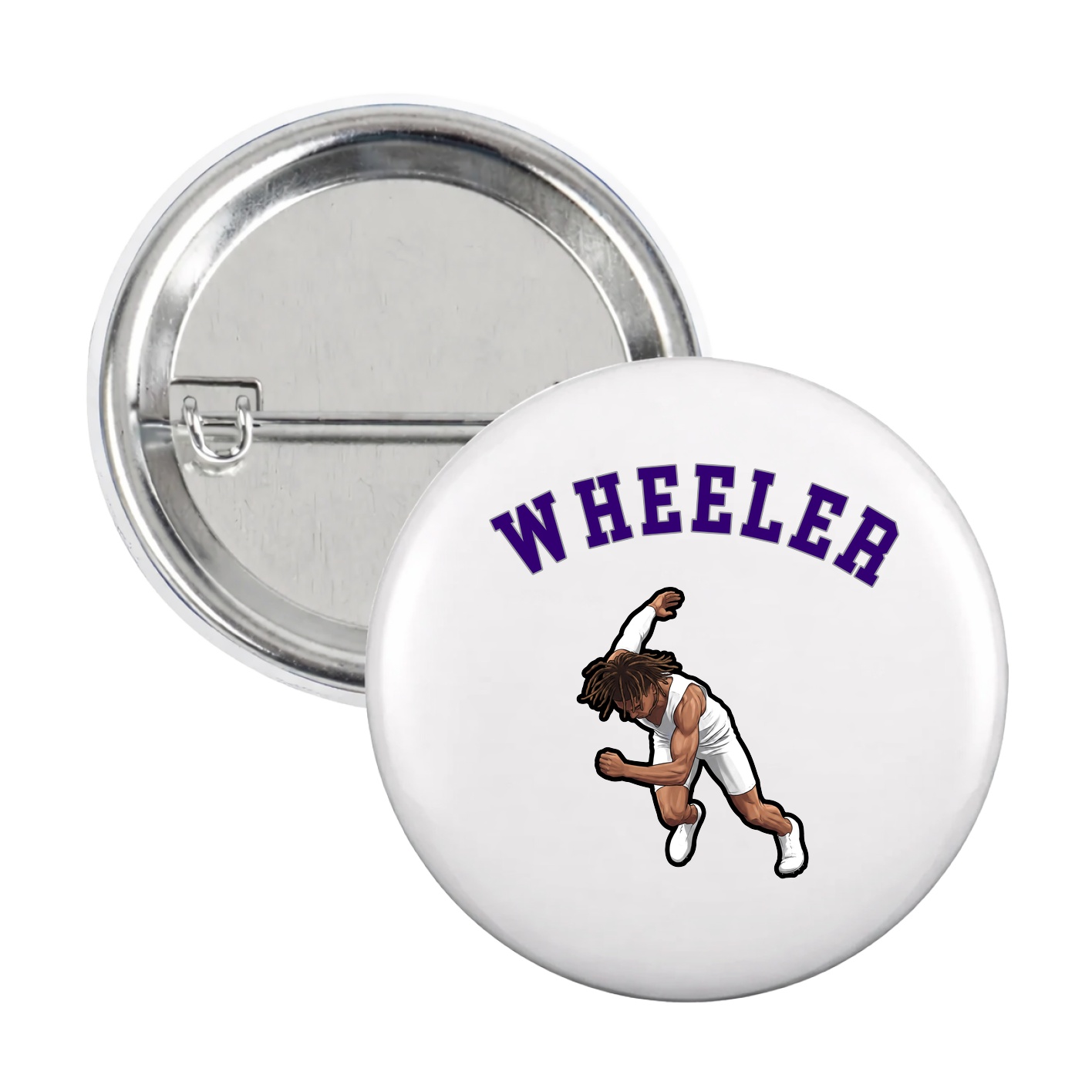 Game Day Button — Shirsey Arch in White