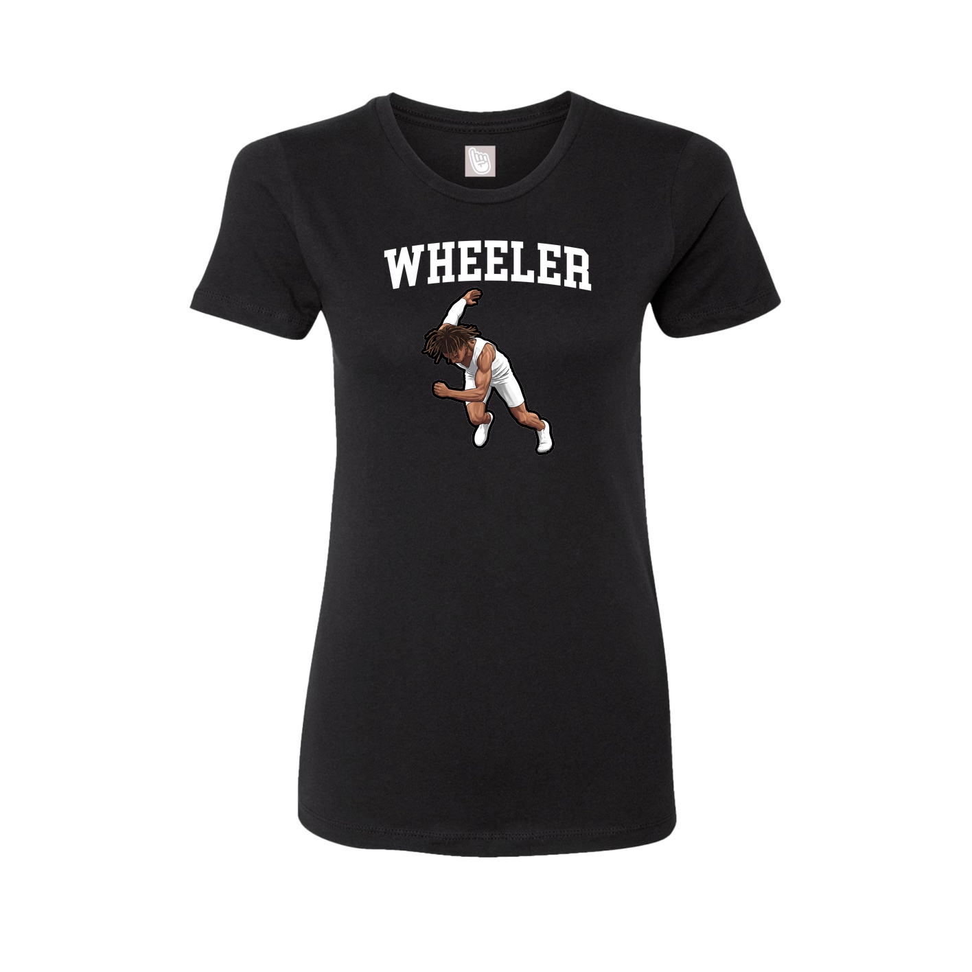 Fitted Women's Tee — Shirsey in Black