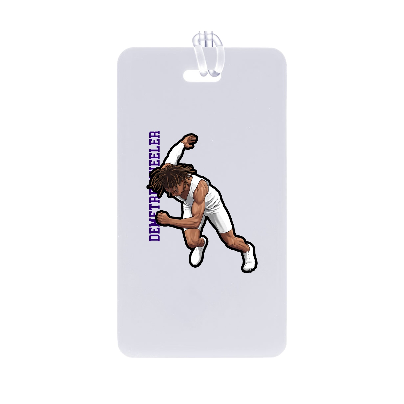 Bag Tag — Name Vertical in Classic