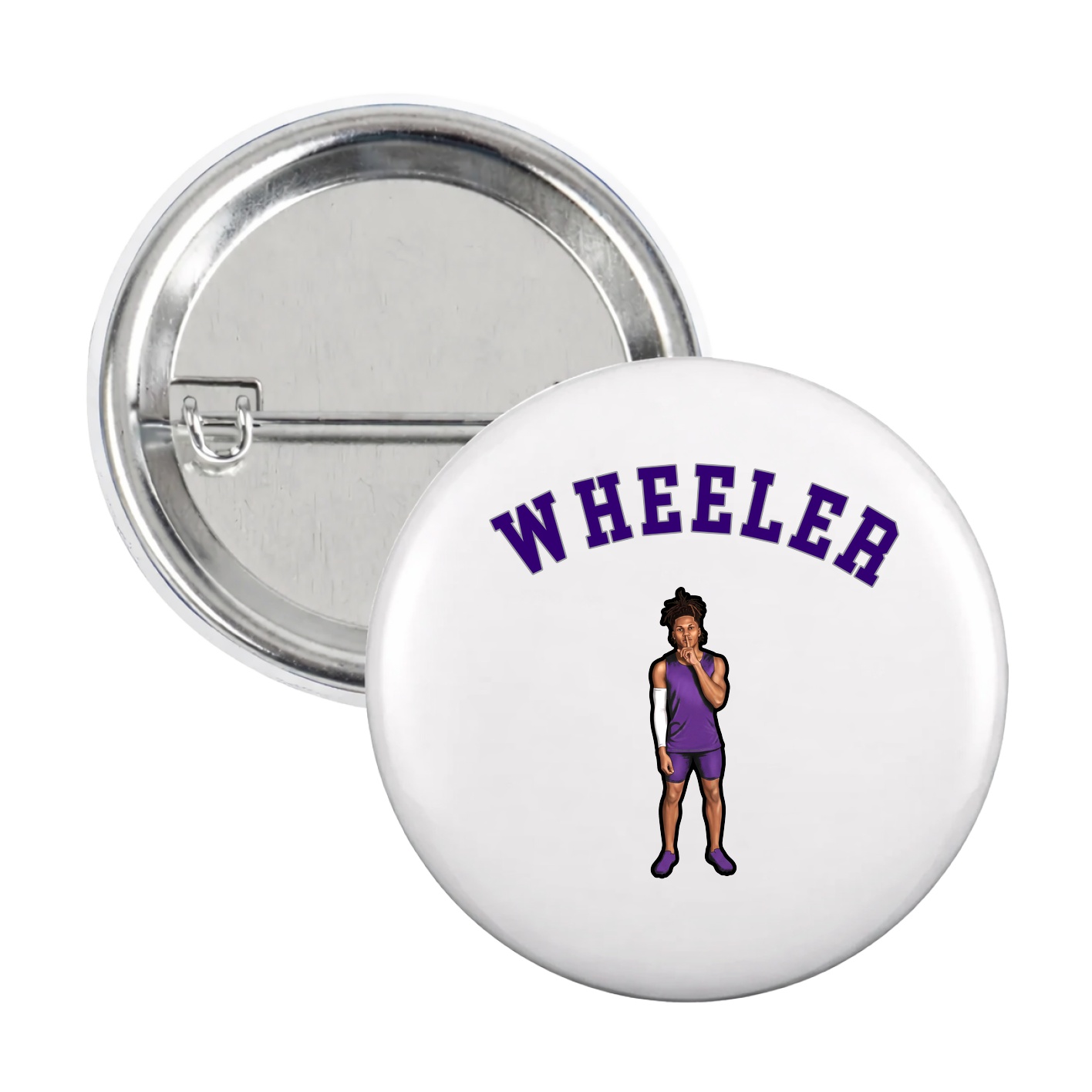 Game Day Button — Shirsey Arch in White