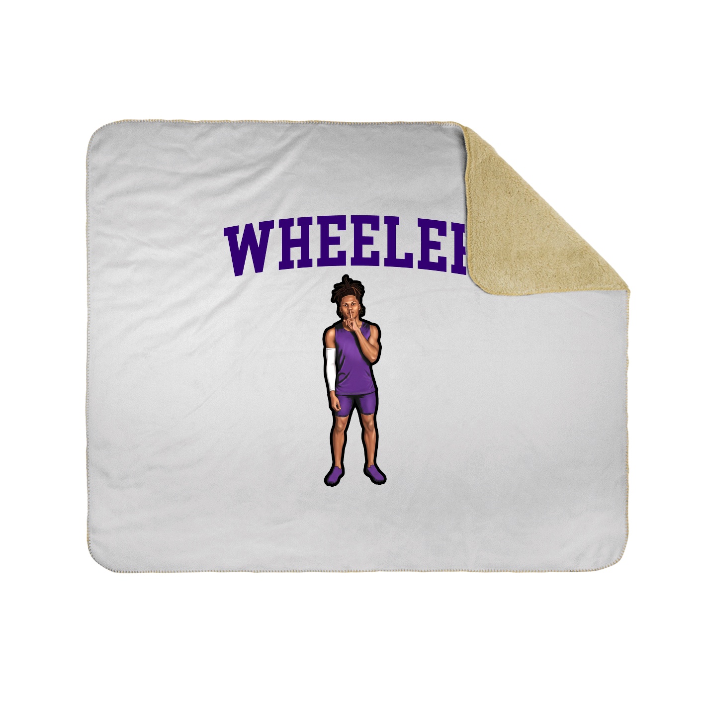 Throw Blanket — Shirsey in White