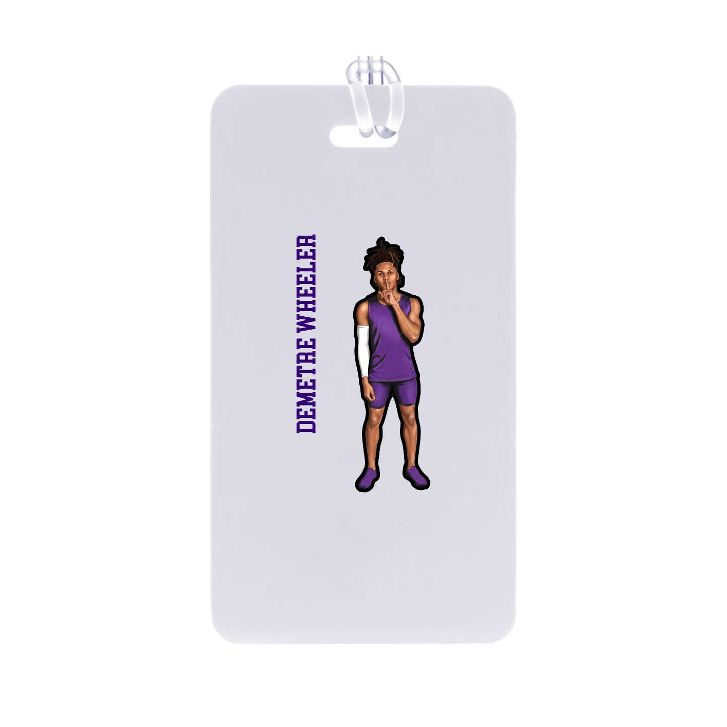 Bag Tag — Name Vertical in Classic