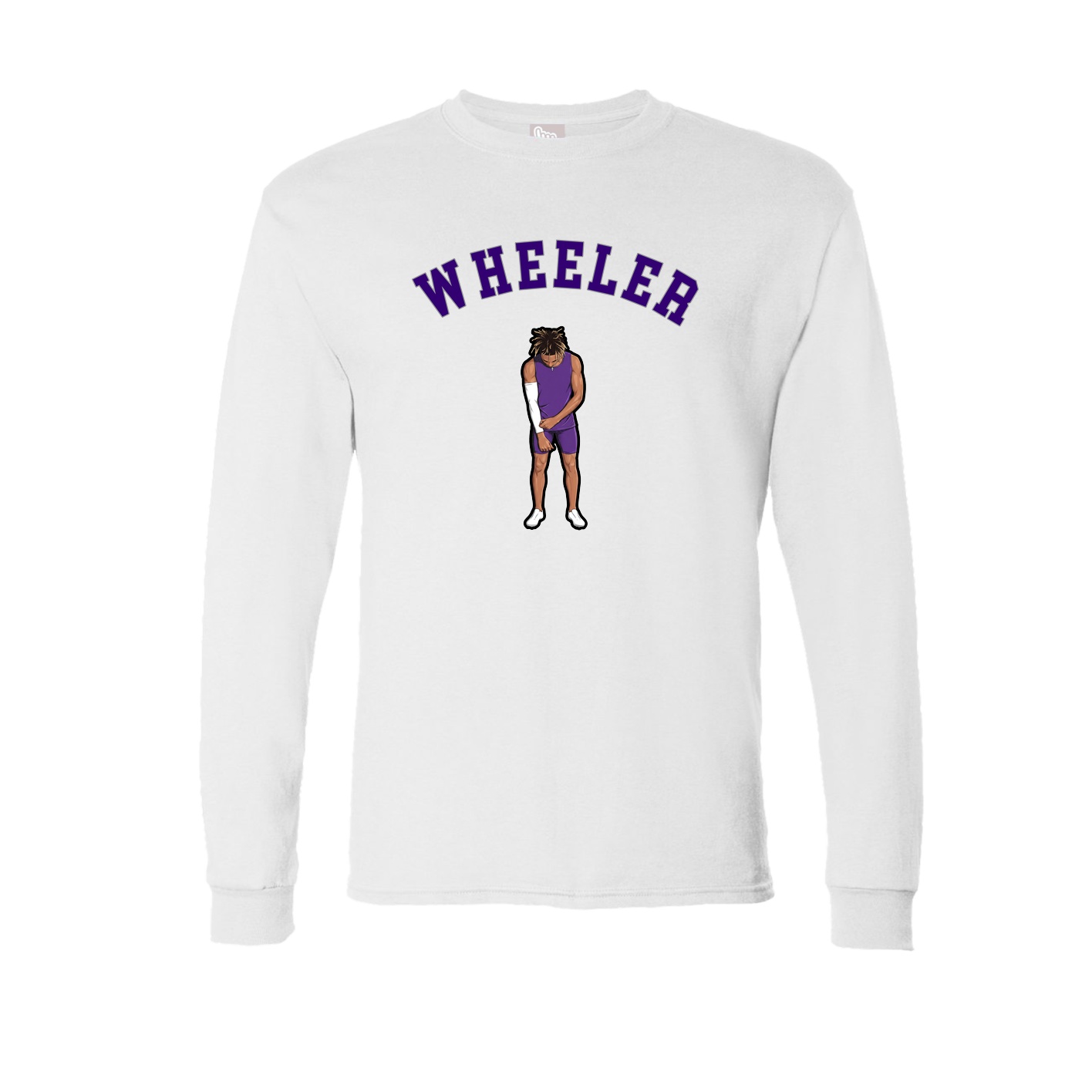 Long Sleeve Tee — Shirsey Arch in White