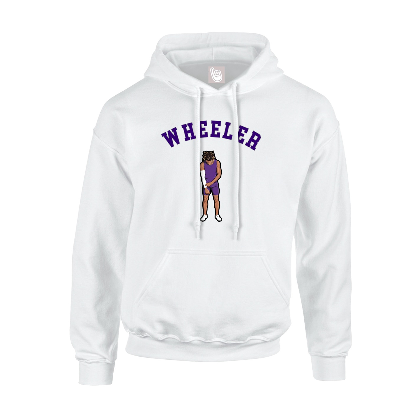 Hoodie — Shirsey Arch in White