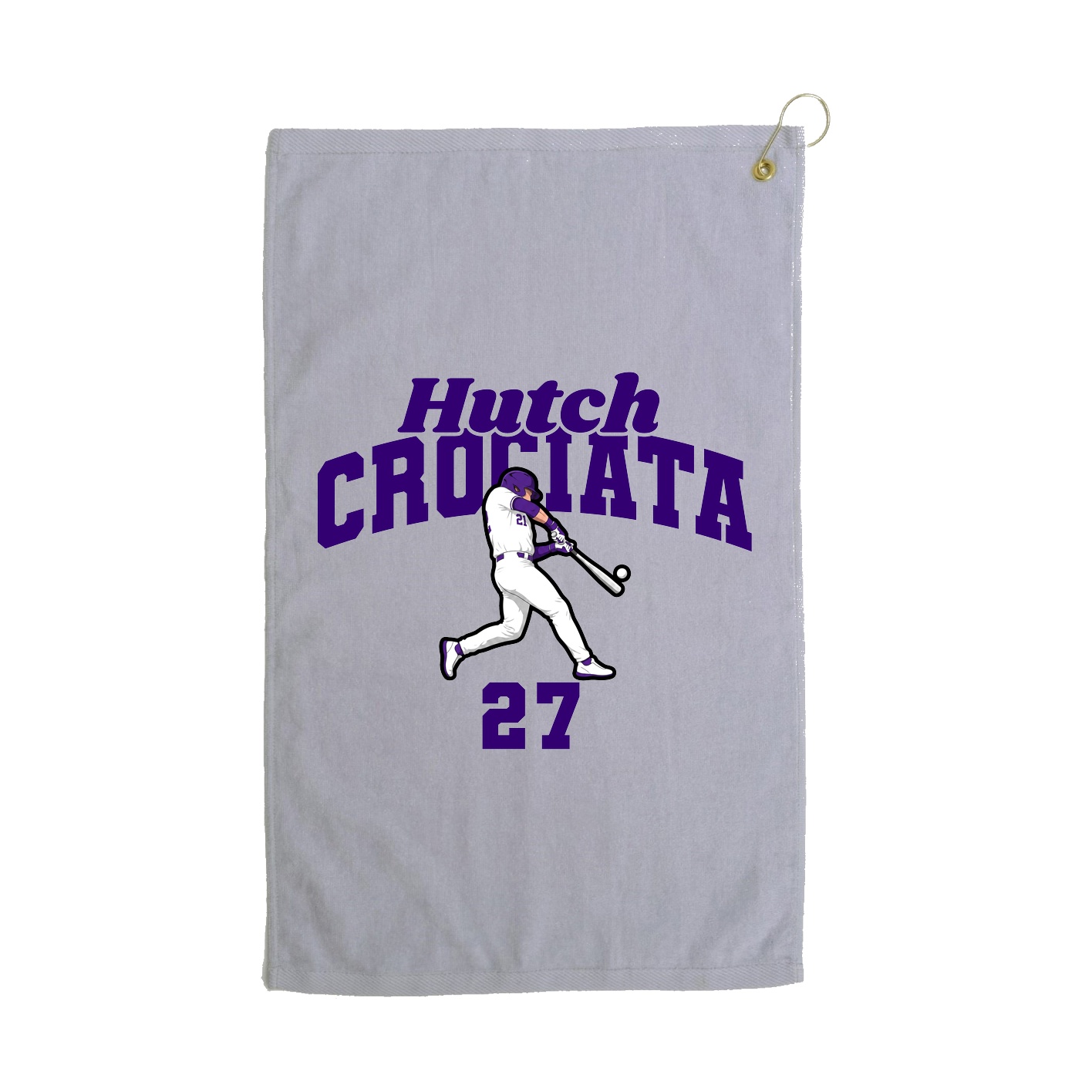 Golf Towel — Signature Arch in Grey