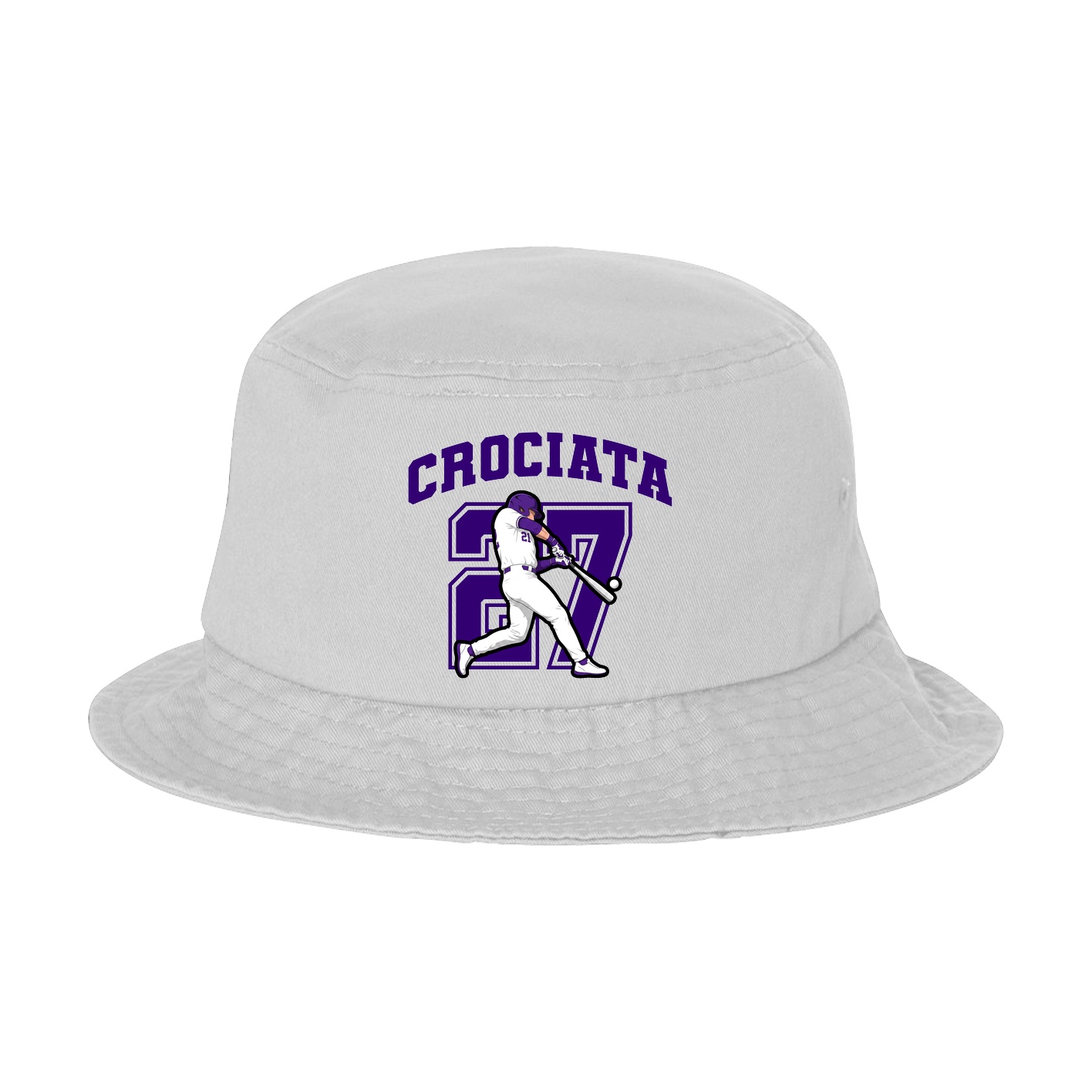 Bucket Cap — Number in White