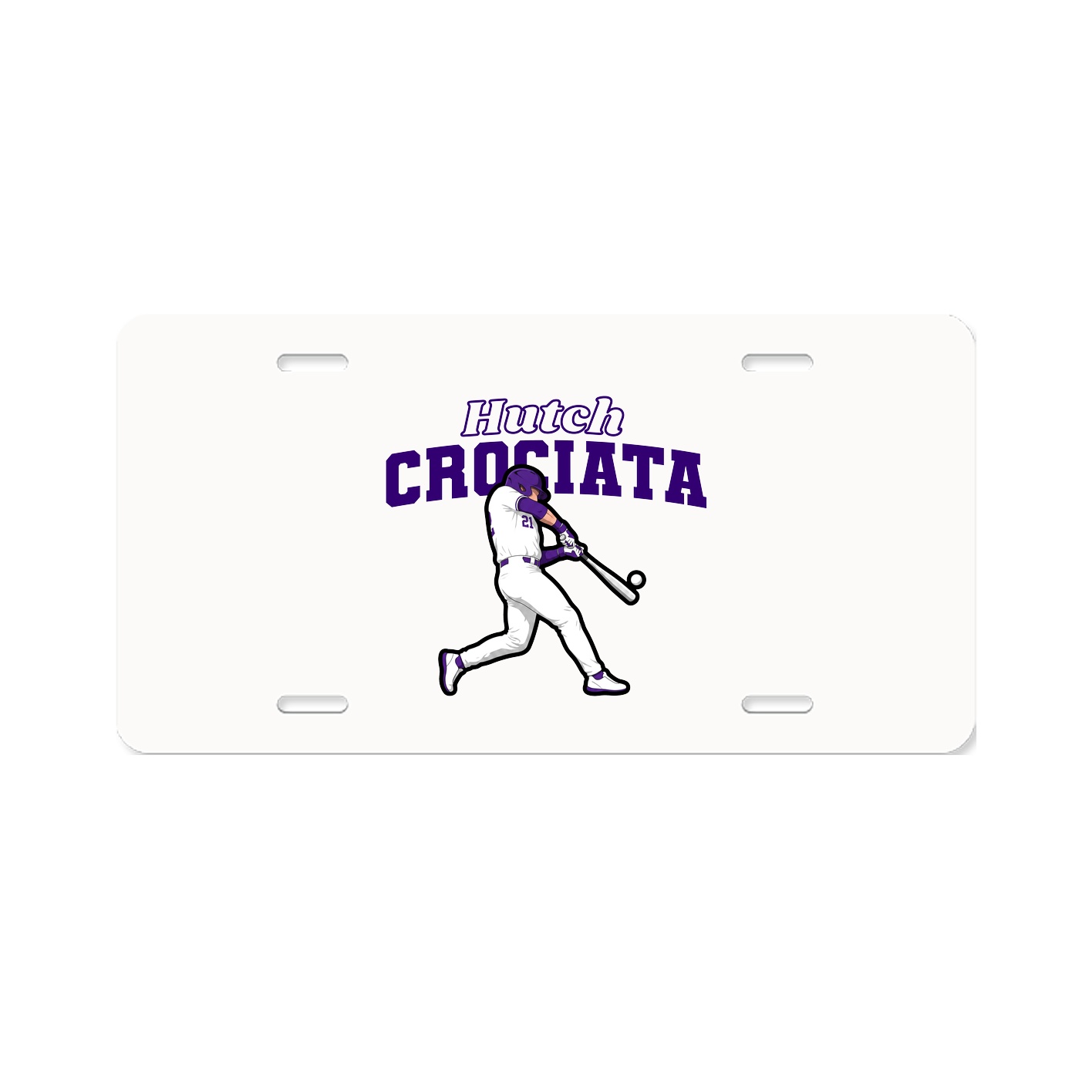 License Plate — Name Arch in Classic
