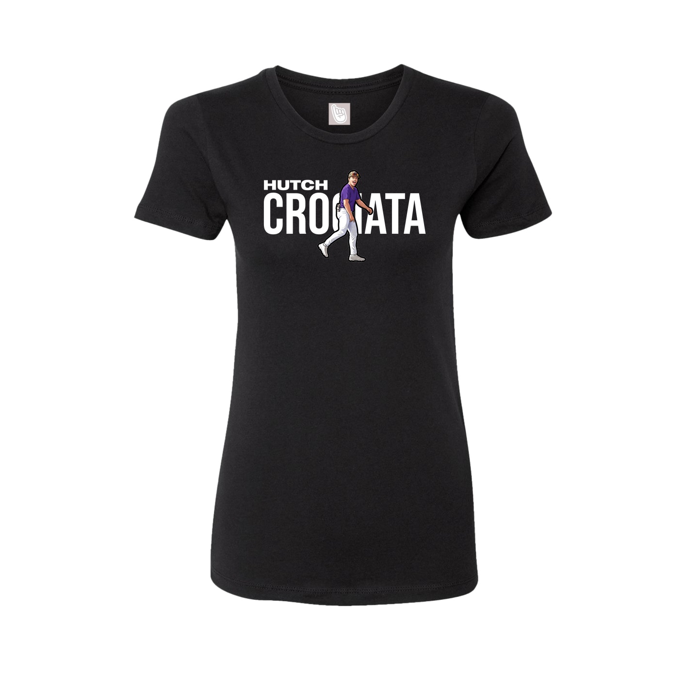 Womens Tee — Player Name in Black
