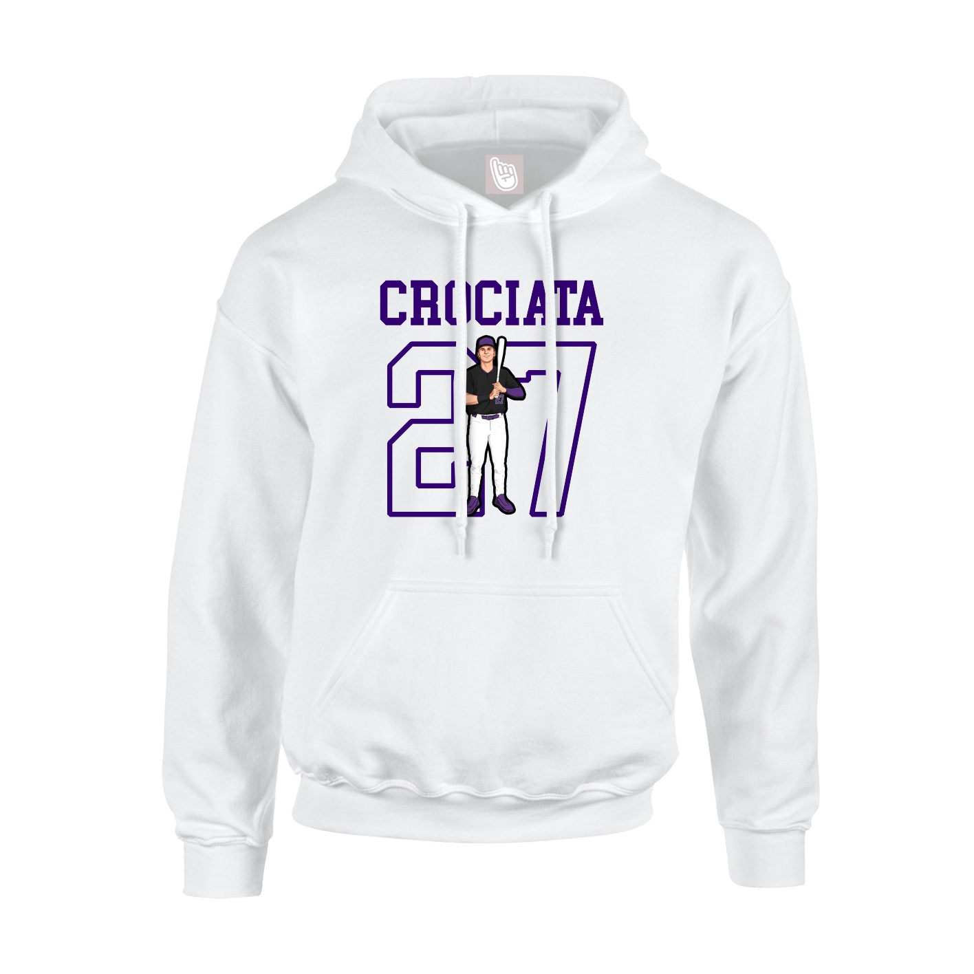 Hoodie — Shirsey in White