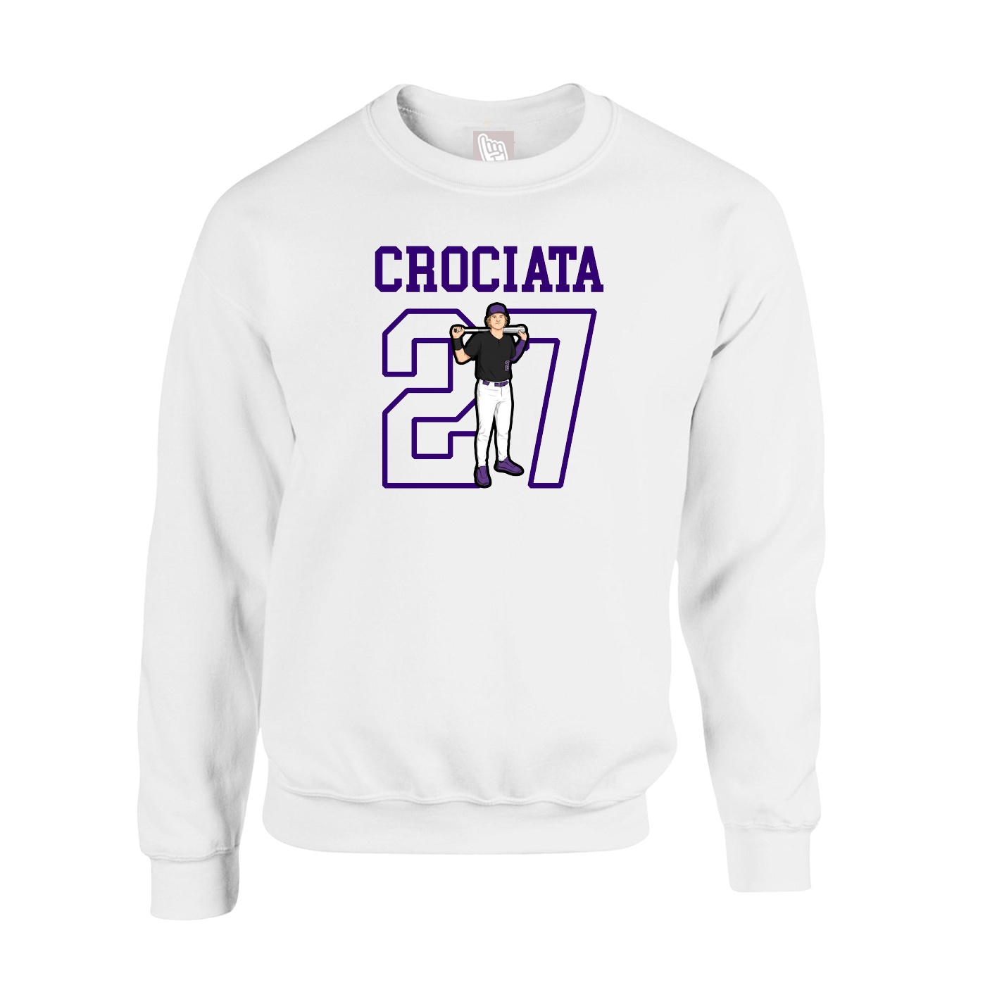 Fleece Crew — Shirsey in White