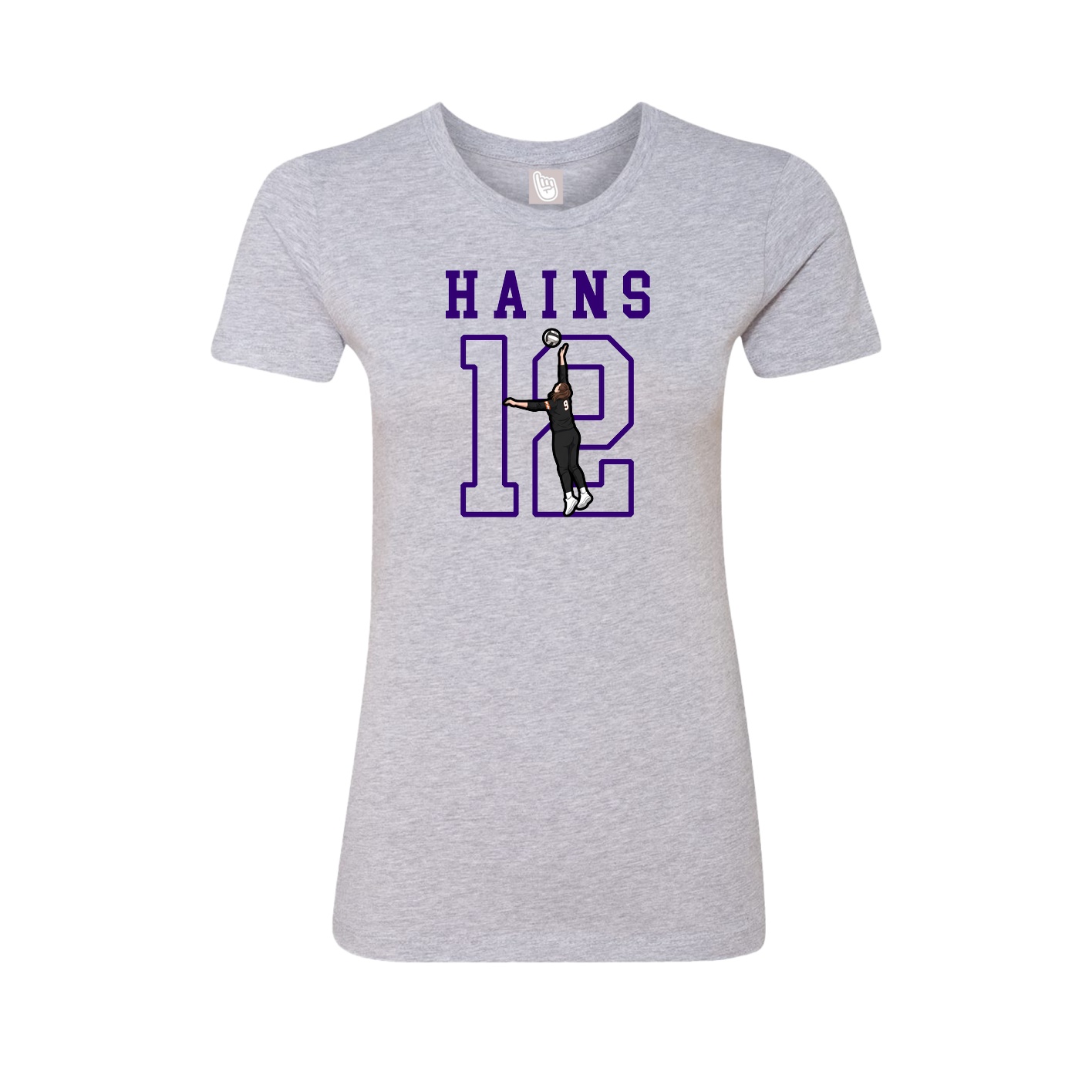 Fitted Women's Tee — Shirsey in Grey
