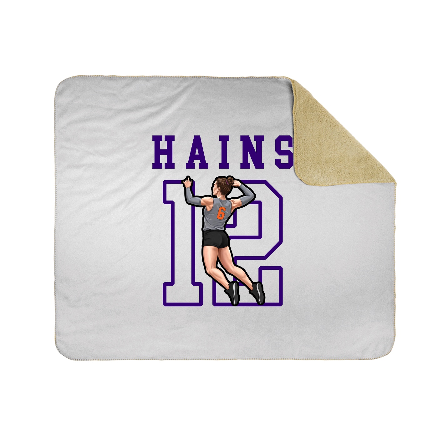 Throw Blanket — Shirsey in White
