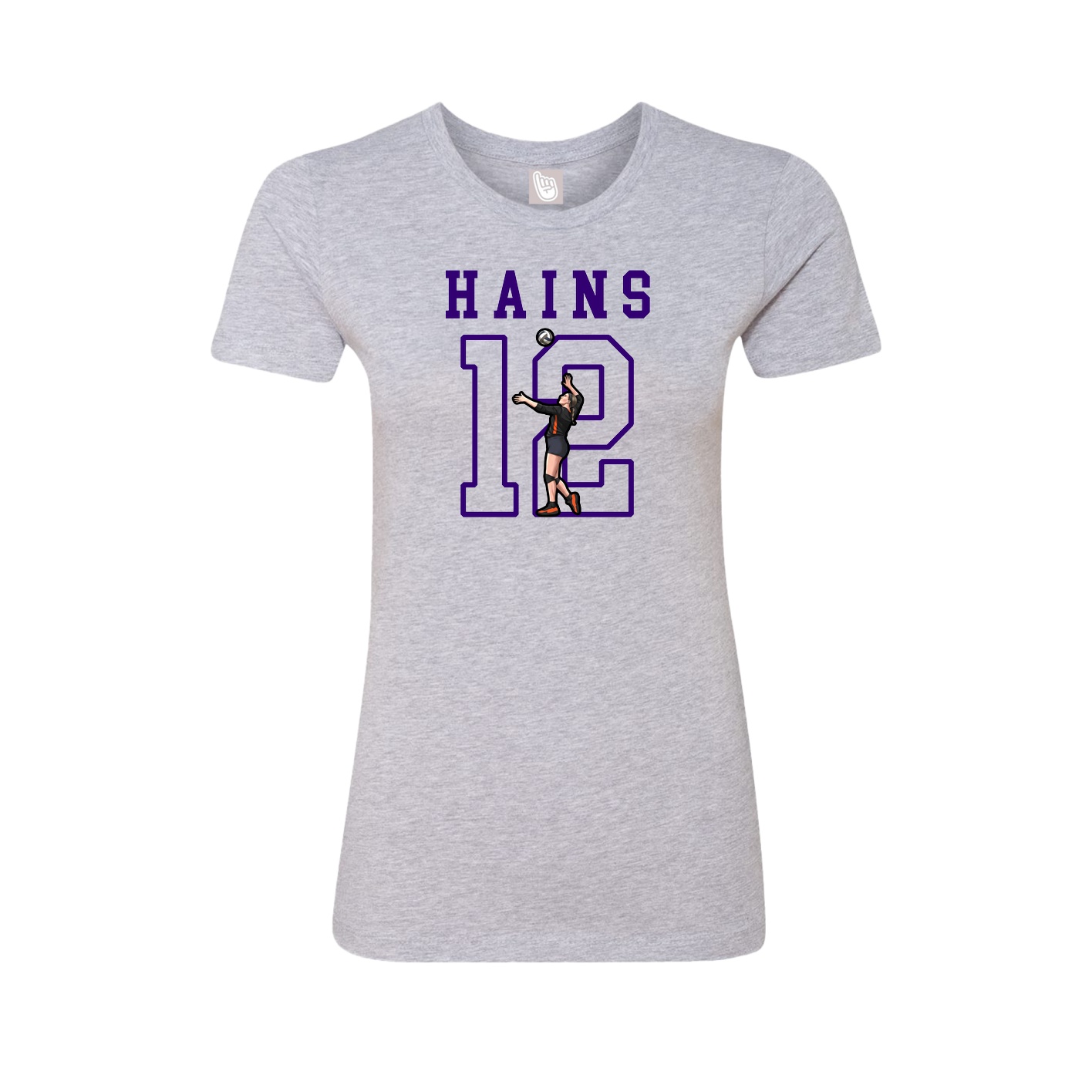 Fitted Women's Tee — Shirsey in Grey
