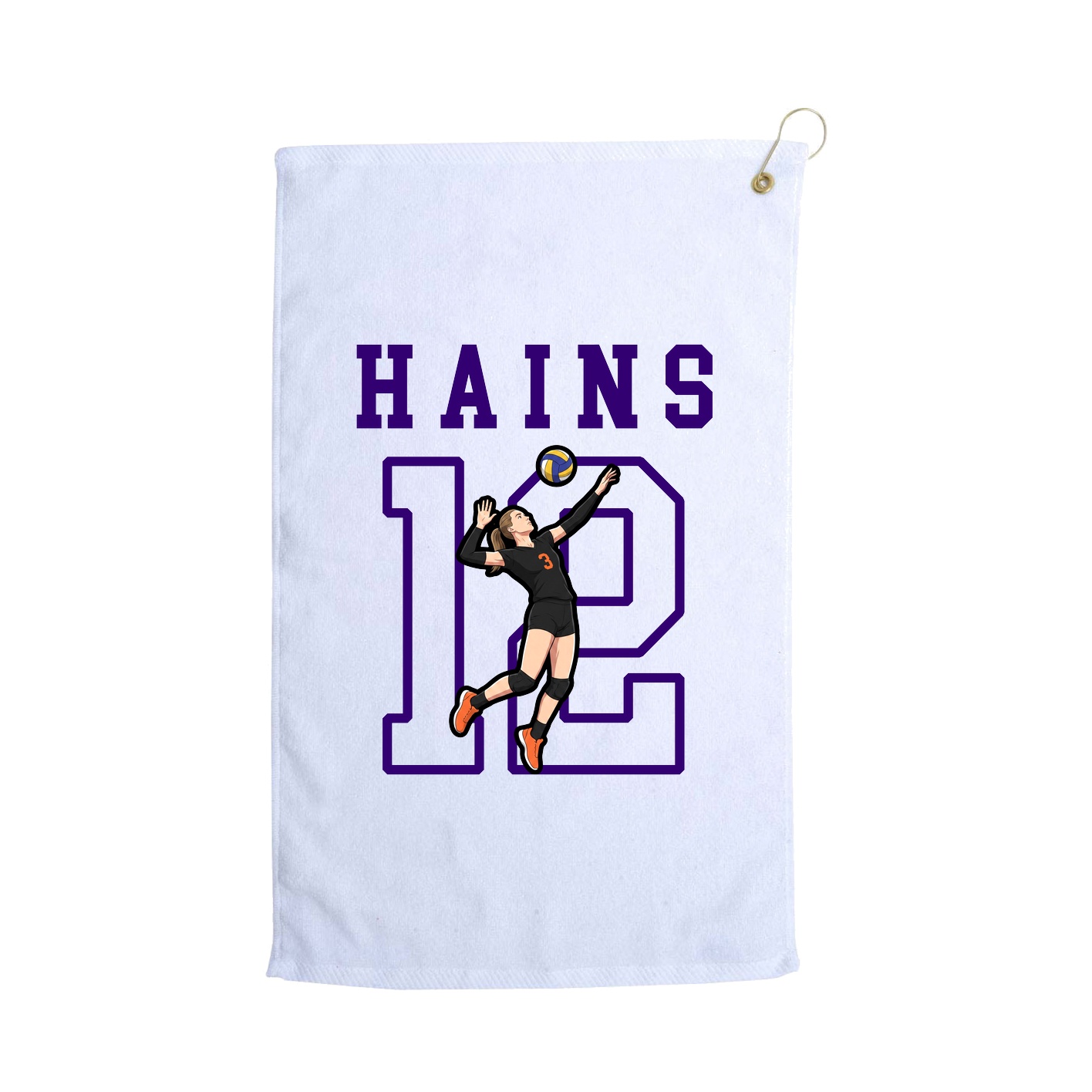 Golf Towel — Shirsey in White