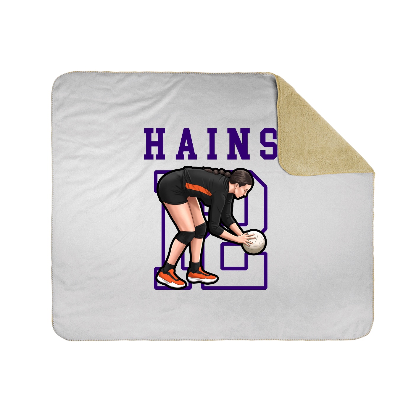 Throw Blanket — Shirsey in White