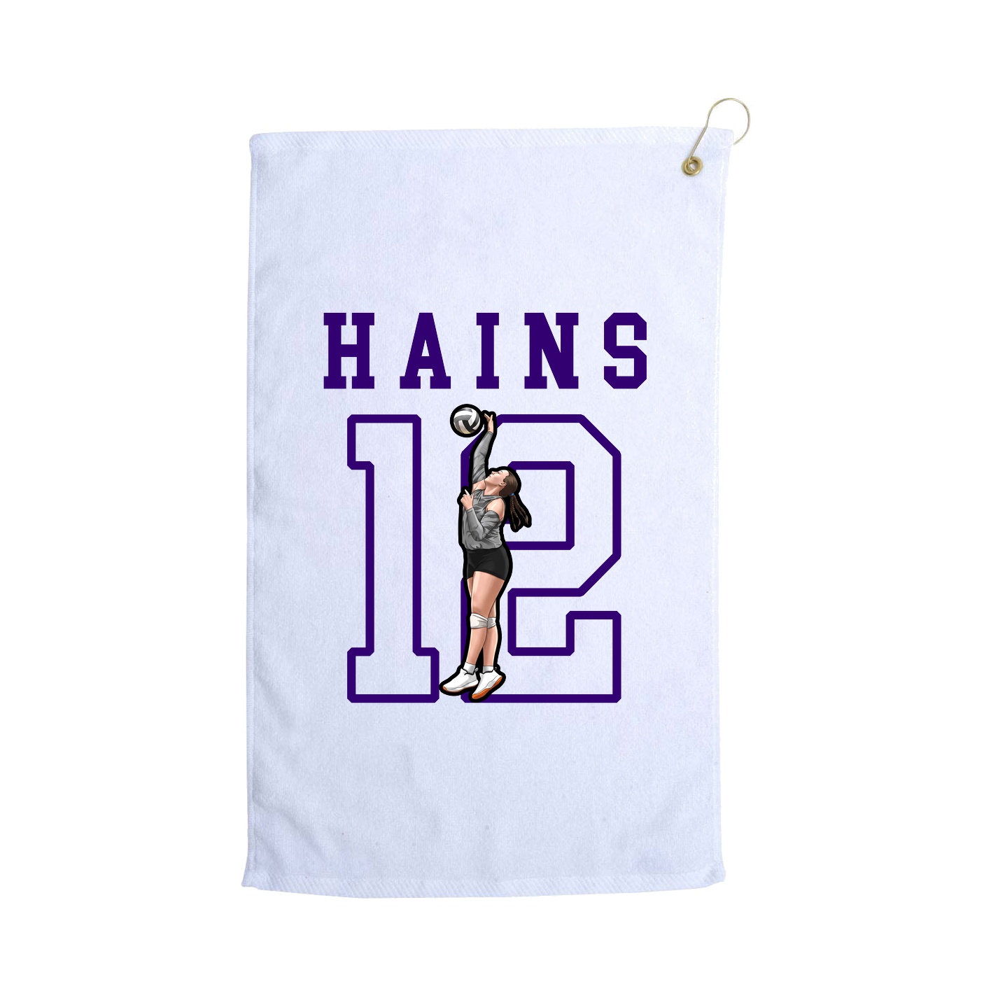 Golf Towel — Shirsey in White