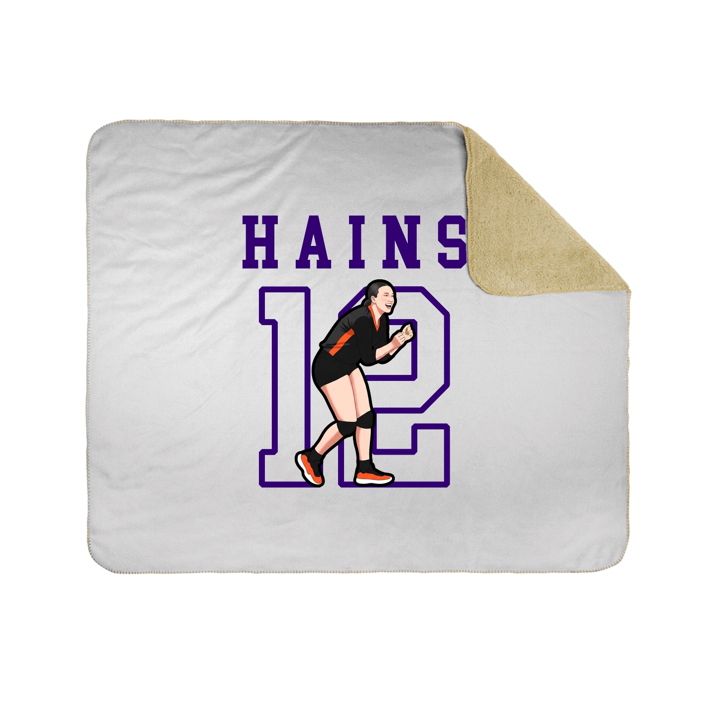 Throw Blanket — Shirsey in White