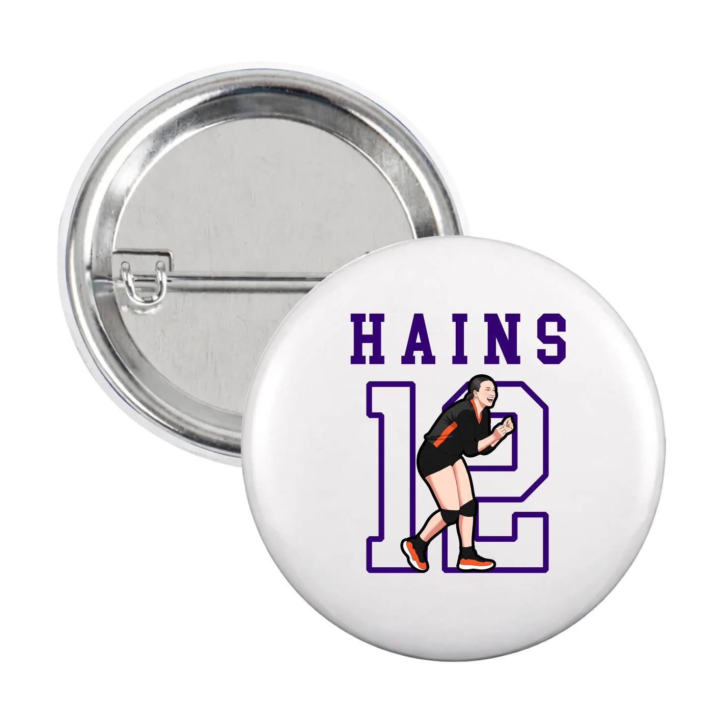 Game Day Button — Shirsey in White