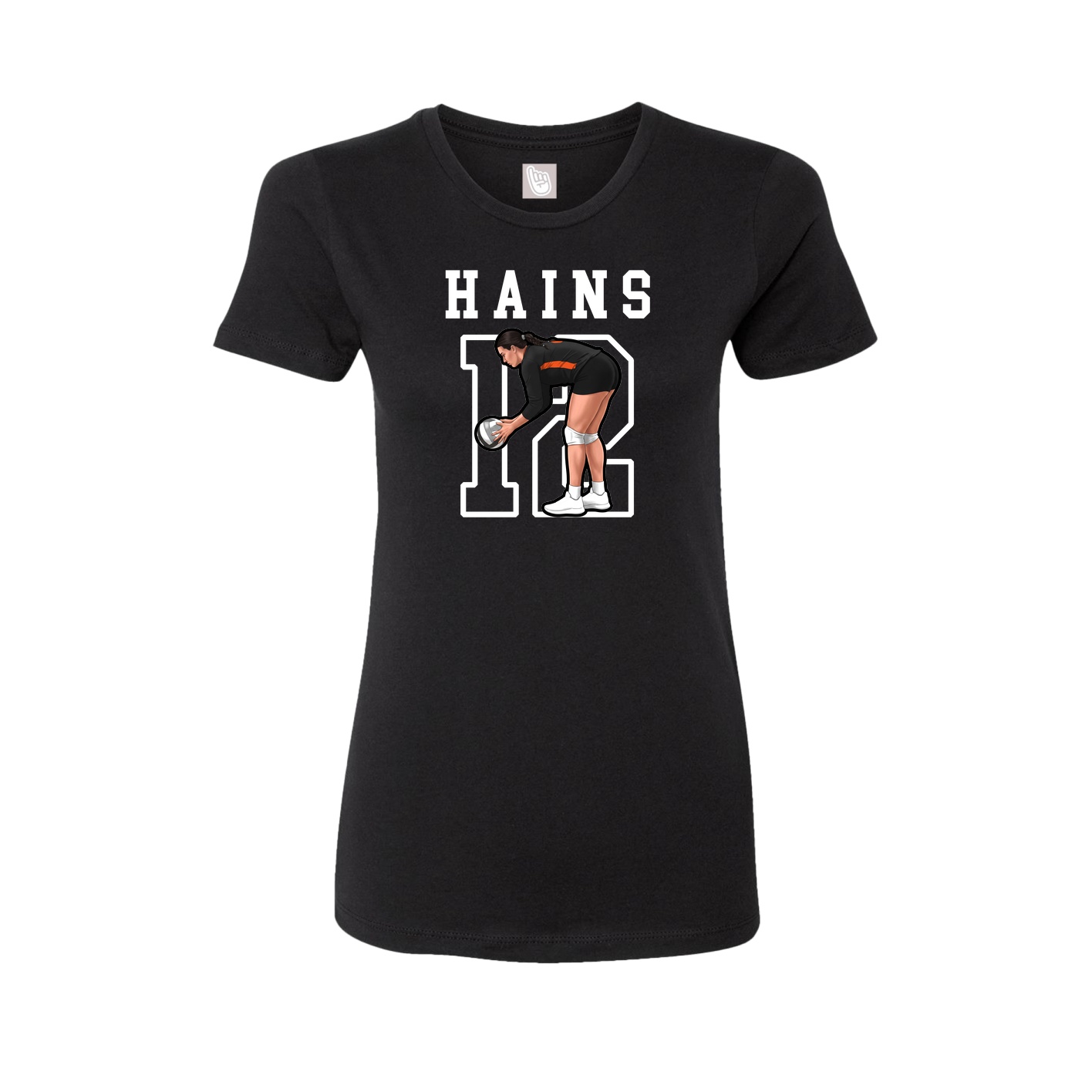 Fitted Women's Tee — Shirsey in Black