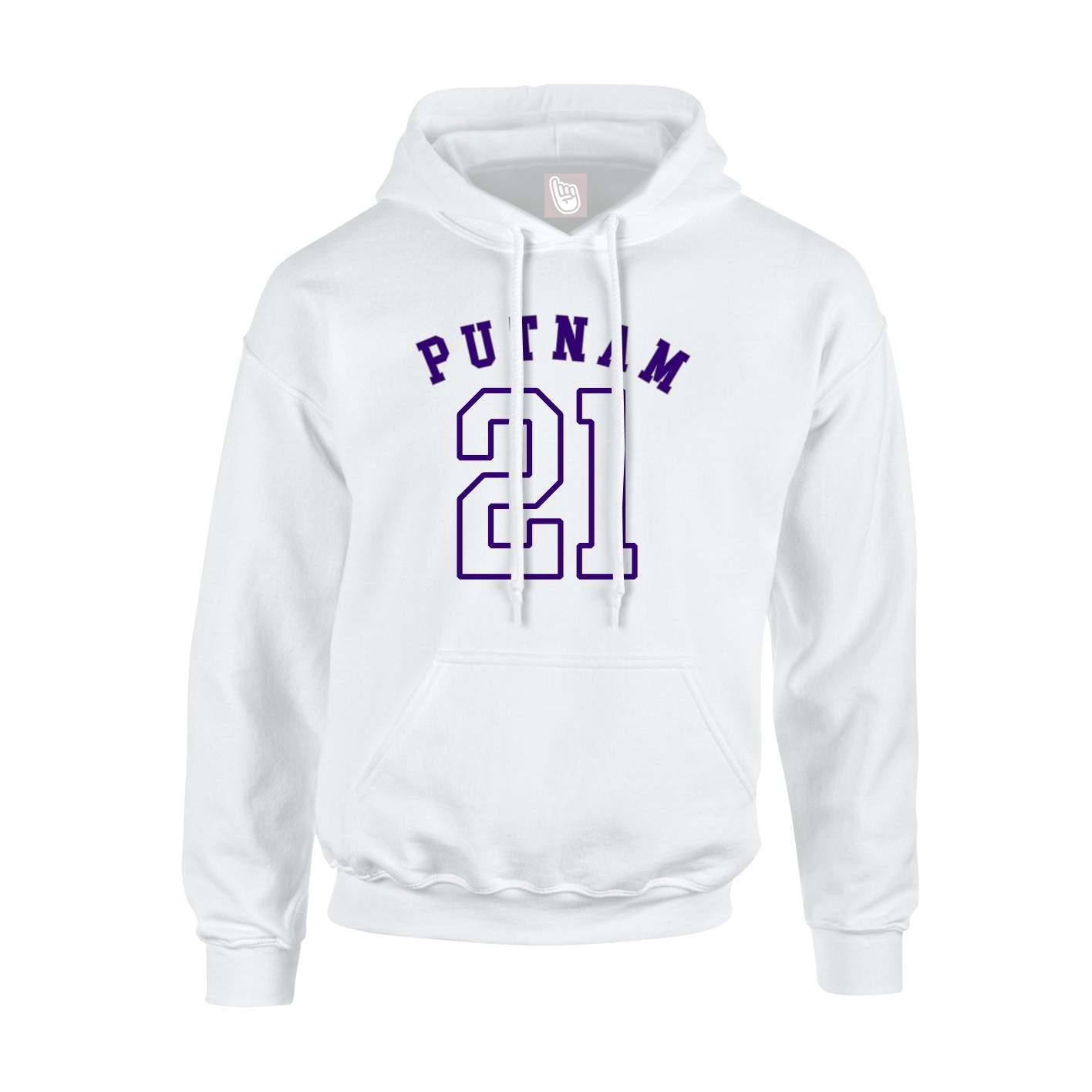 Hoodie — Shirsey Arch in White