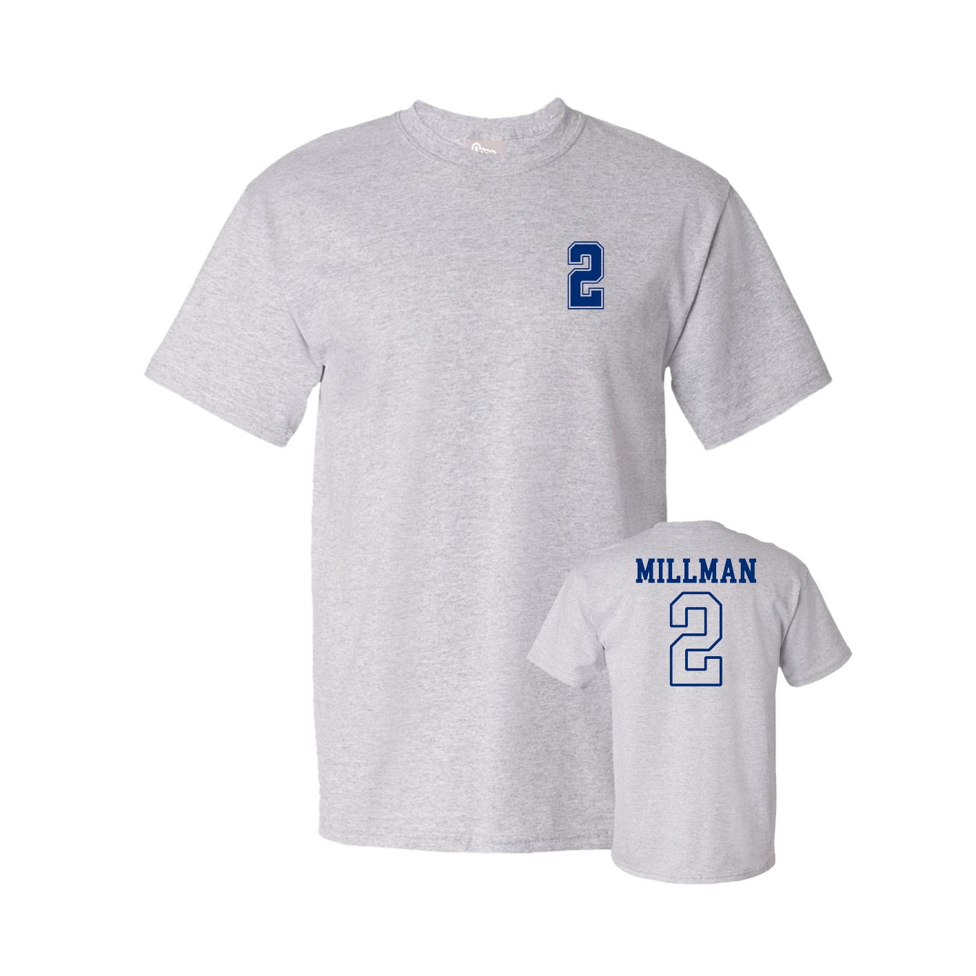 Tee — Chest Back in Grey