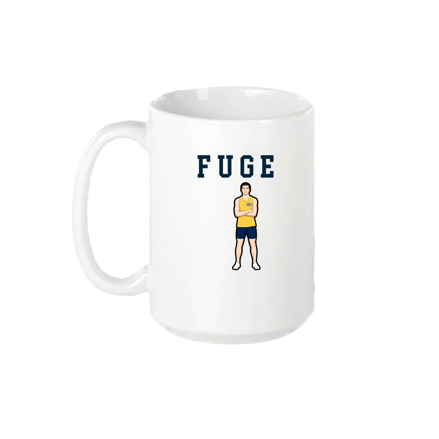 15oz Coffee Mug — Shirsey in White