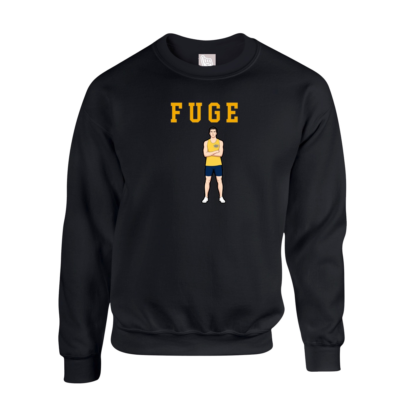 Fleece Crew — Shirsey in Black