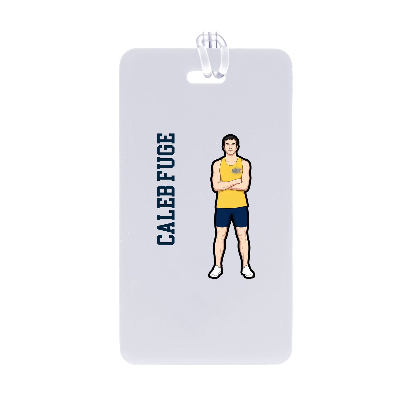Bag Tag — Name Vertical in Classic