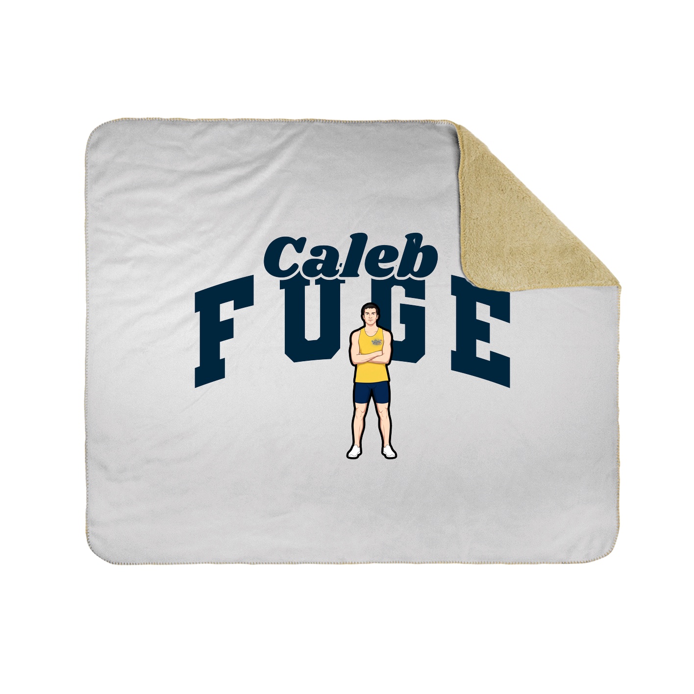 Throw Blanket — Signature Arch in White
