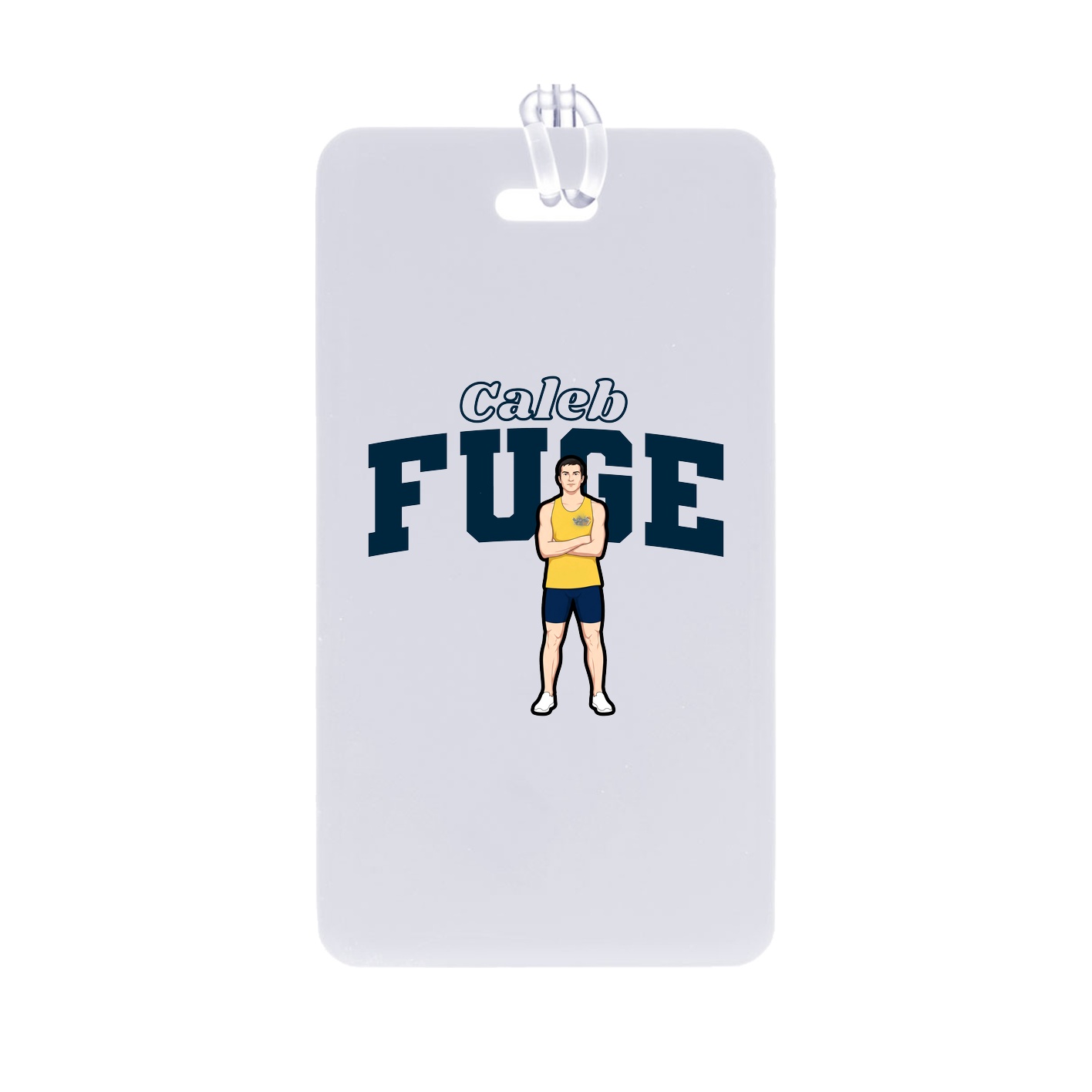 Bag Tag — Name Arch in Classic