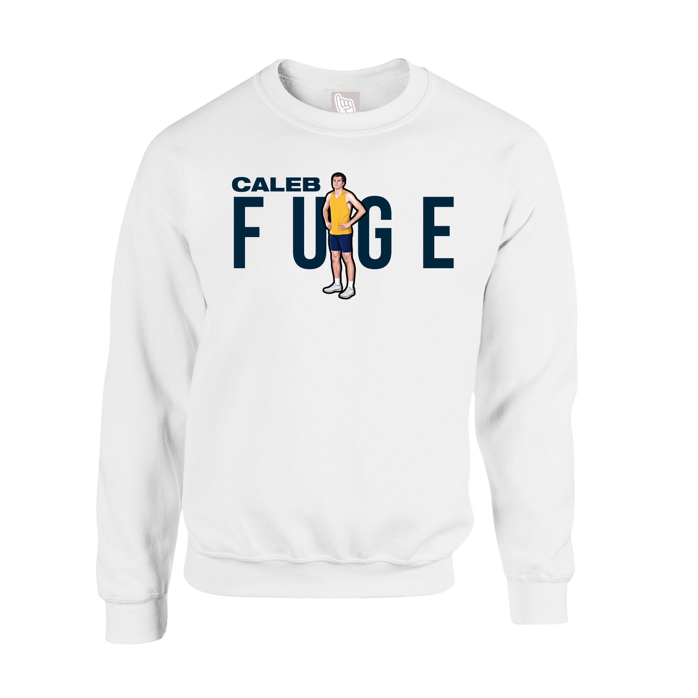 Fleece Crew — Player Name in White
