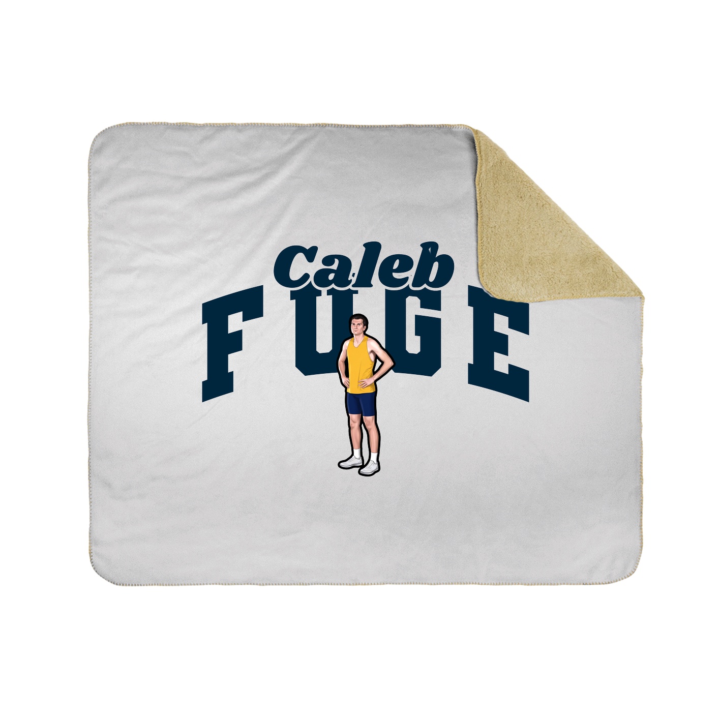 Throw Blanket — Signature Arch in White
