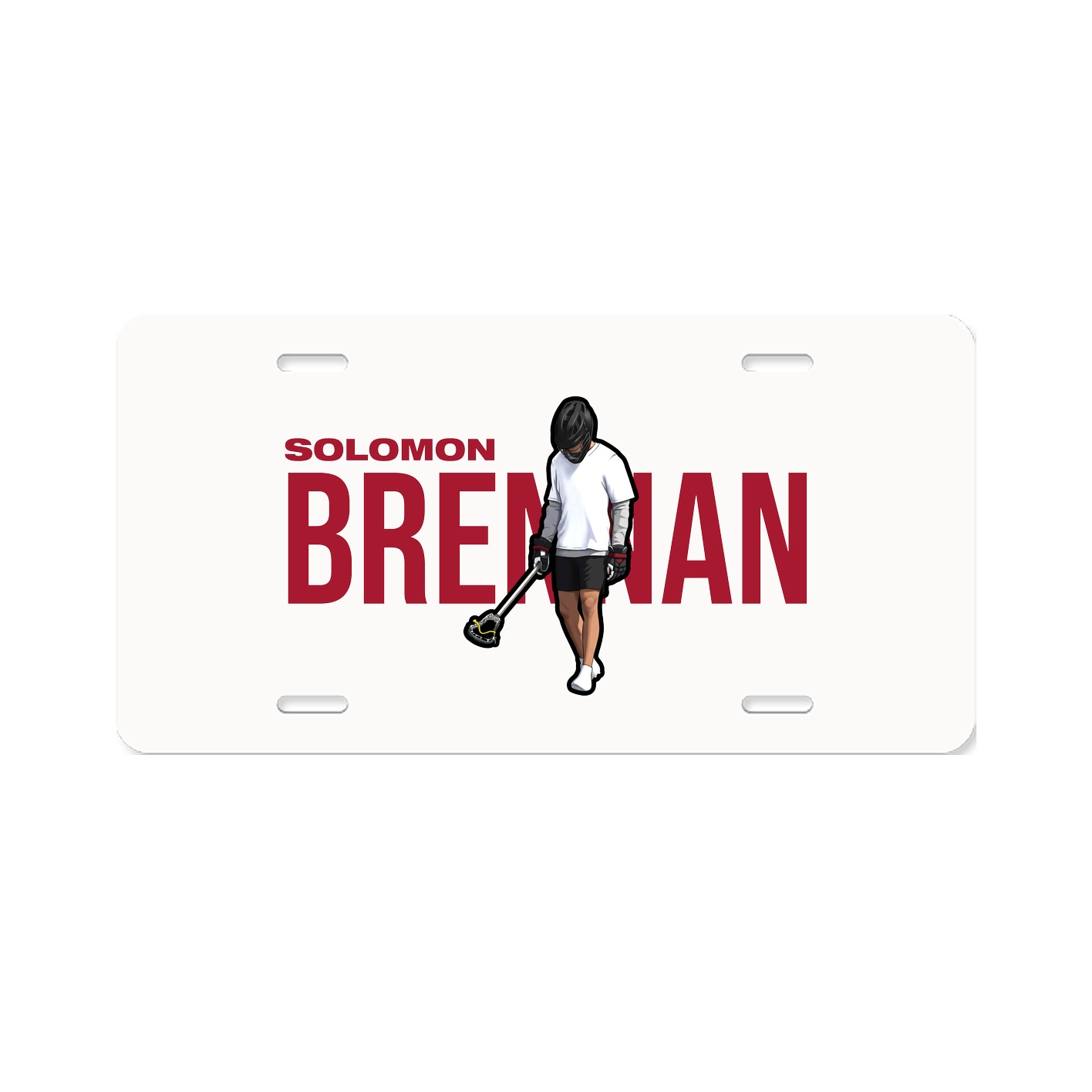 License Plate — Player Name in Classic