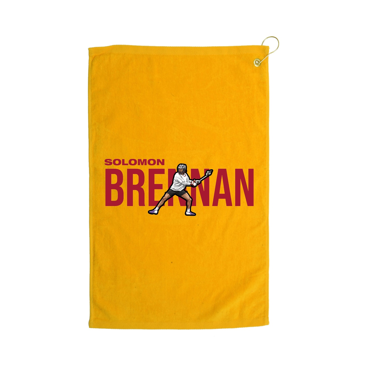 Golf Towel — Player Name in Gold