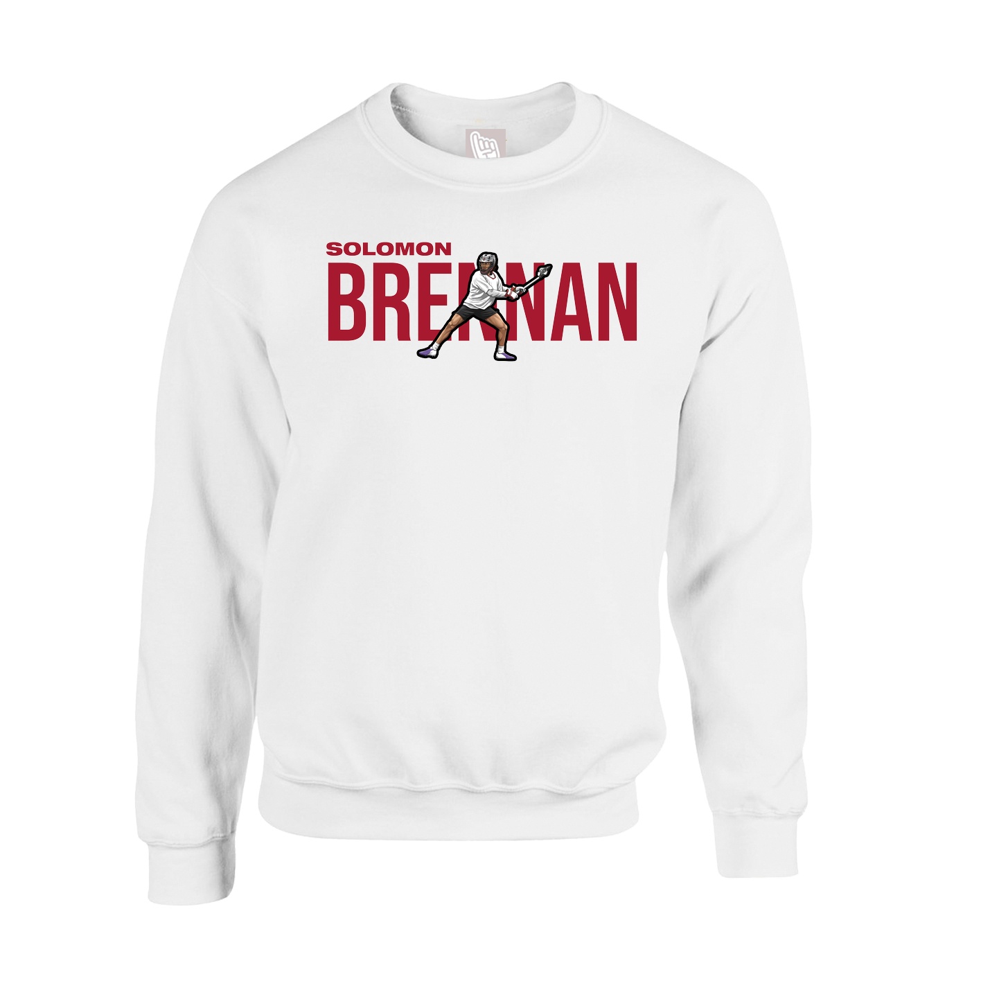 Fleece Crew — Player Name in White