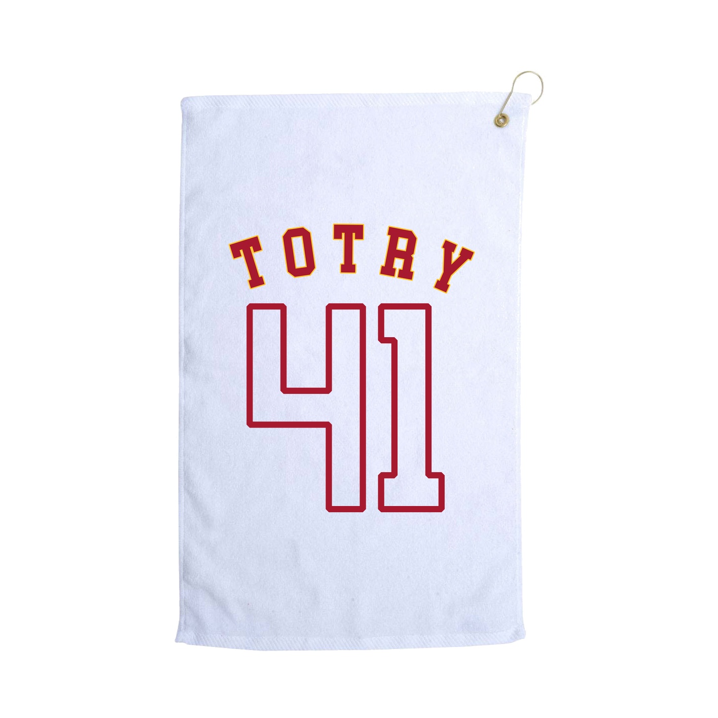 Golf Towel — Shirsey Arch in White
