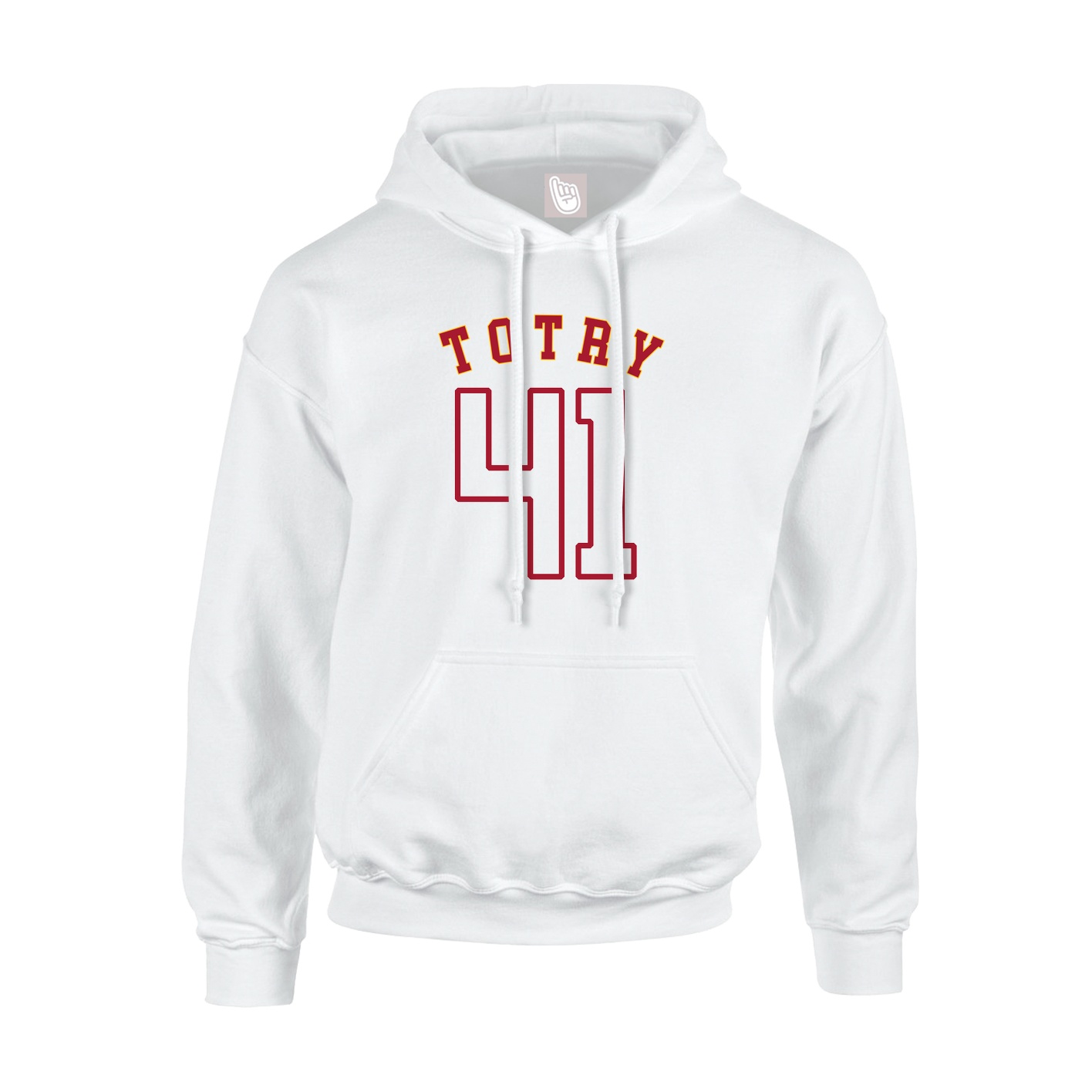Youth Hoodie — Shirsey Arch in White