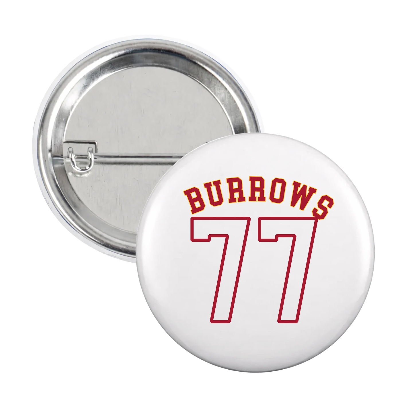 Game Day Button — Shirsey Arch in White