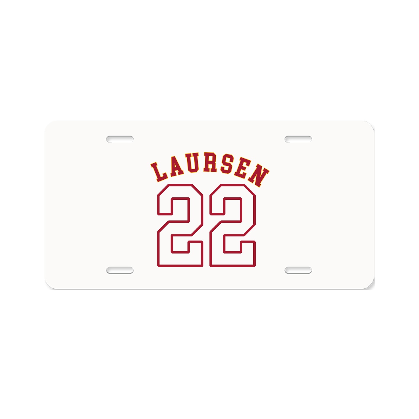 License Plate — Shirsey Arch in Classic