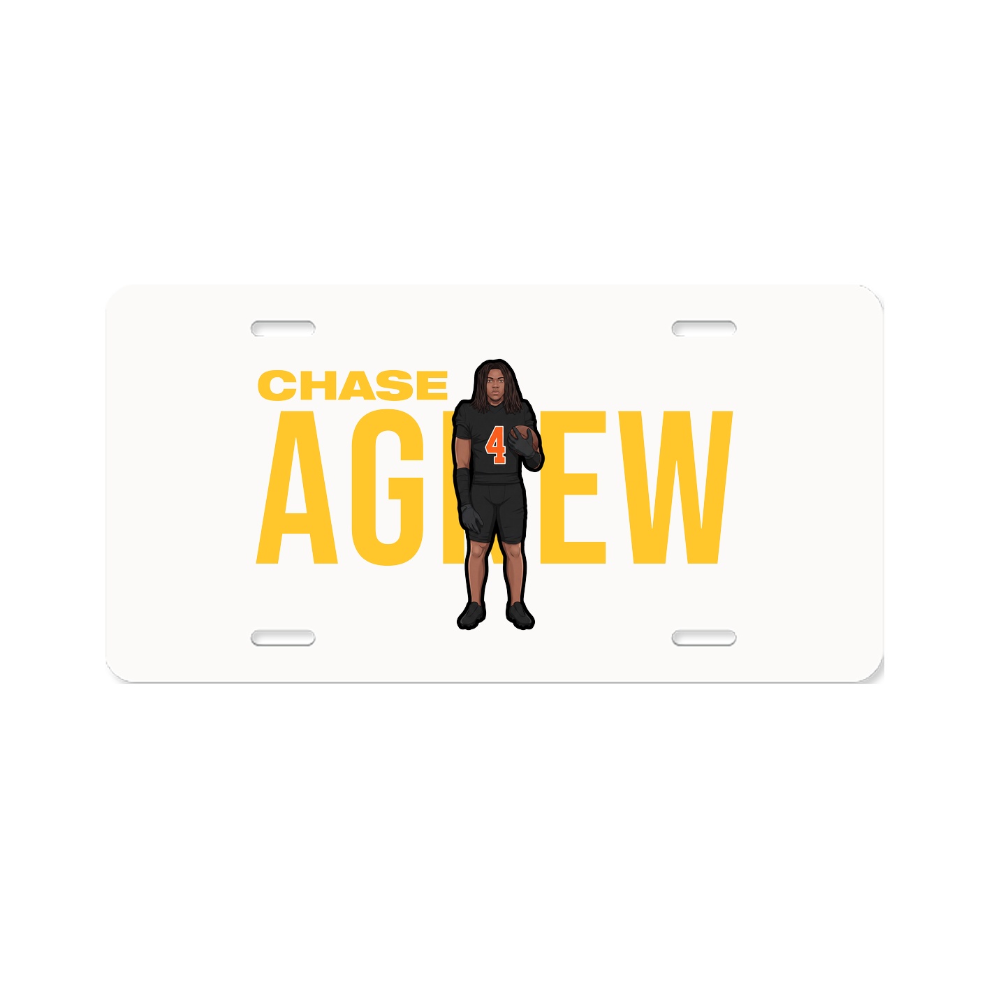 License Plate — Player Name in Classic