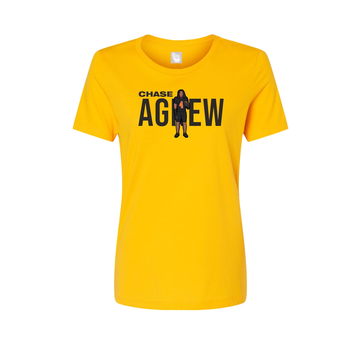 Womens Tee — Player Name in Gold