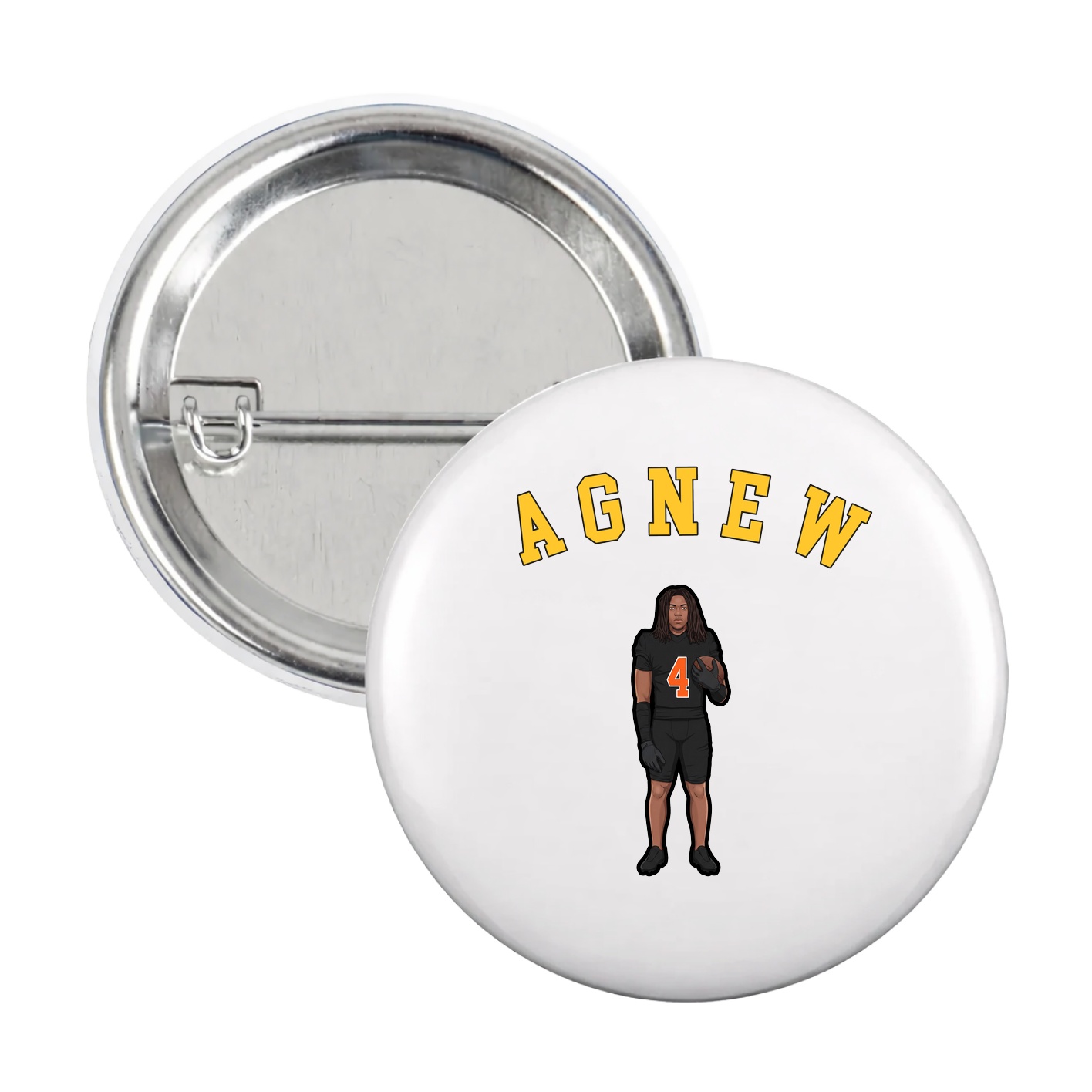 Game Day Button — Shirsey Arch in White