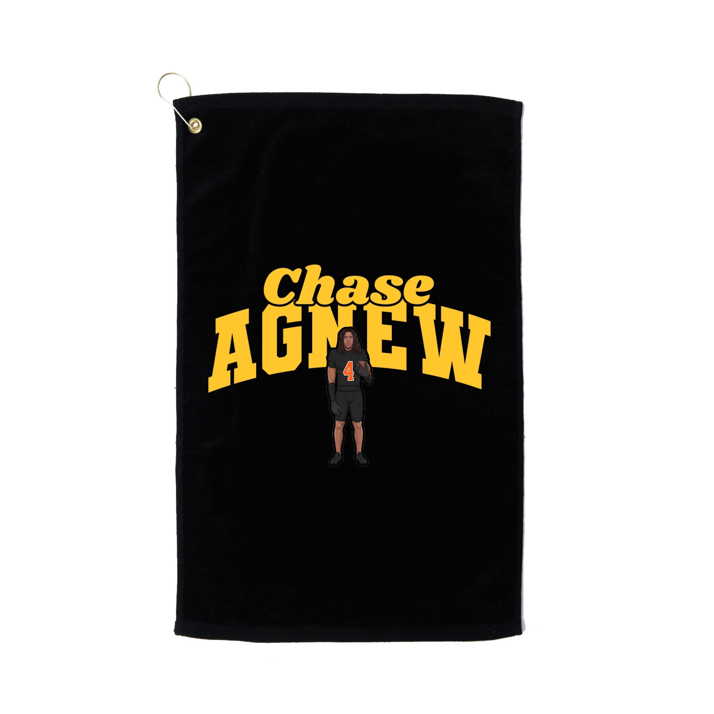 Golf Towel — Signature Arch in Black