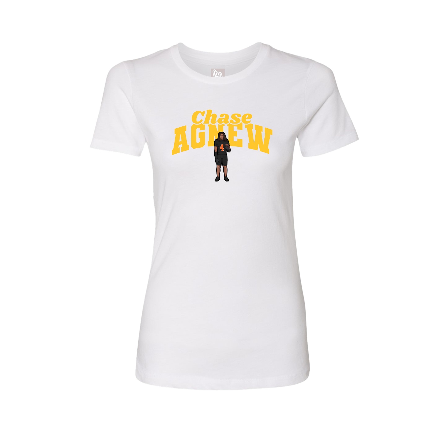 Womens Tee — Signature Arch in White